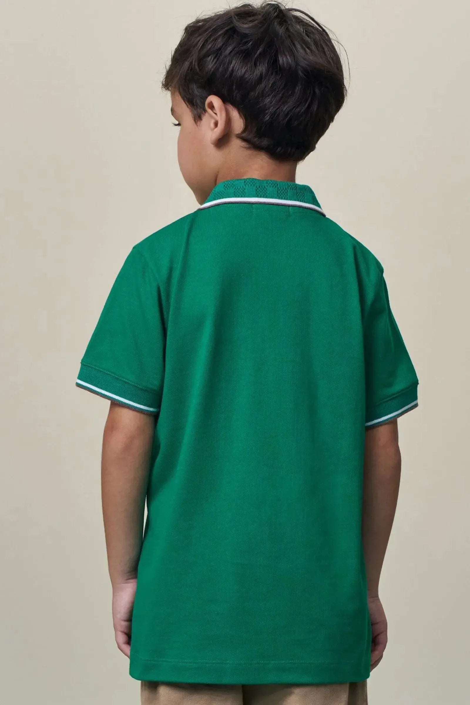 Camisa Polo em Piquet com Elastano 98419 LucBoo Infantil Menino