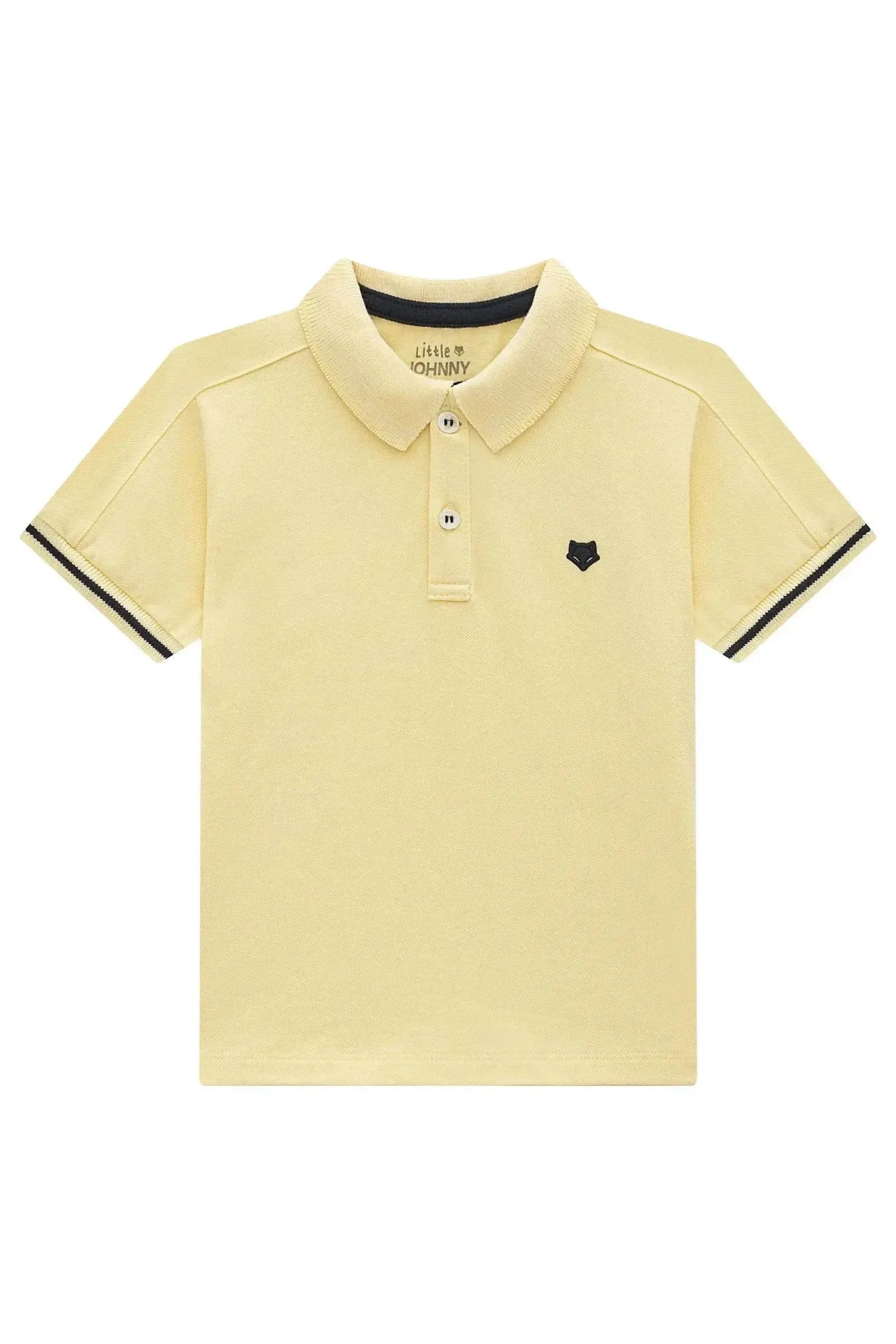 Camisa Polo em Piquet com Elastano 99578 Johnny Fox Teen Menino