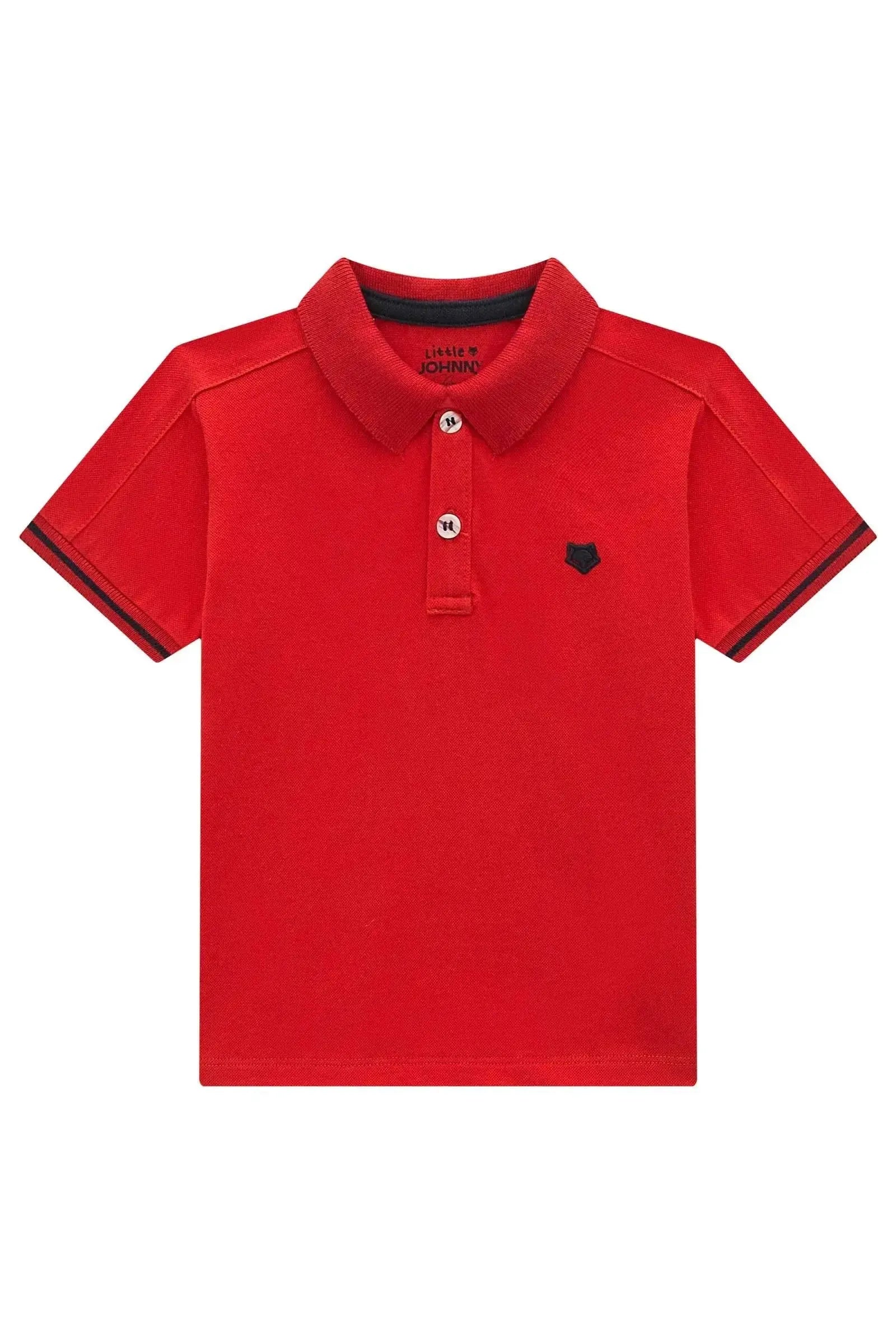 Camisa Polo em Piquet com Elastano 99578 Johnny Fox Teen Menino
