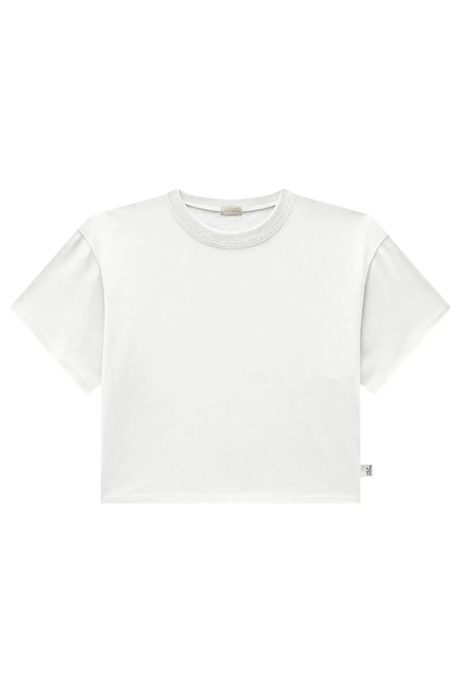 Camiseta Boxy Over em Meia Malha 83533 Vic&Vicky Teen Menina