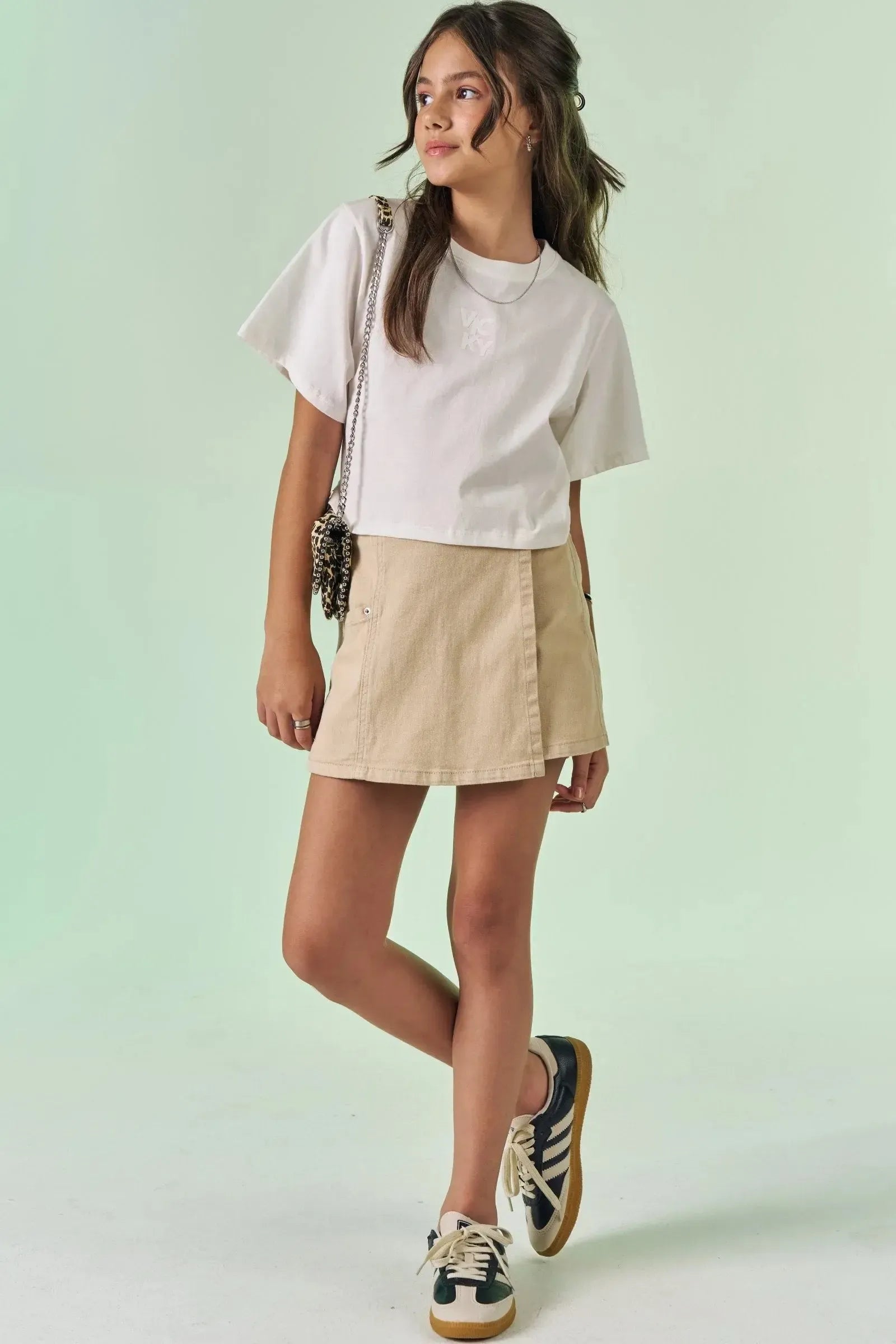 Camiseta Boxy Over em Meia Malha 87147 Vic&Vicky Teen Menina