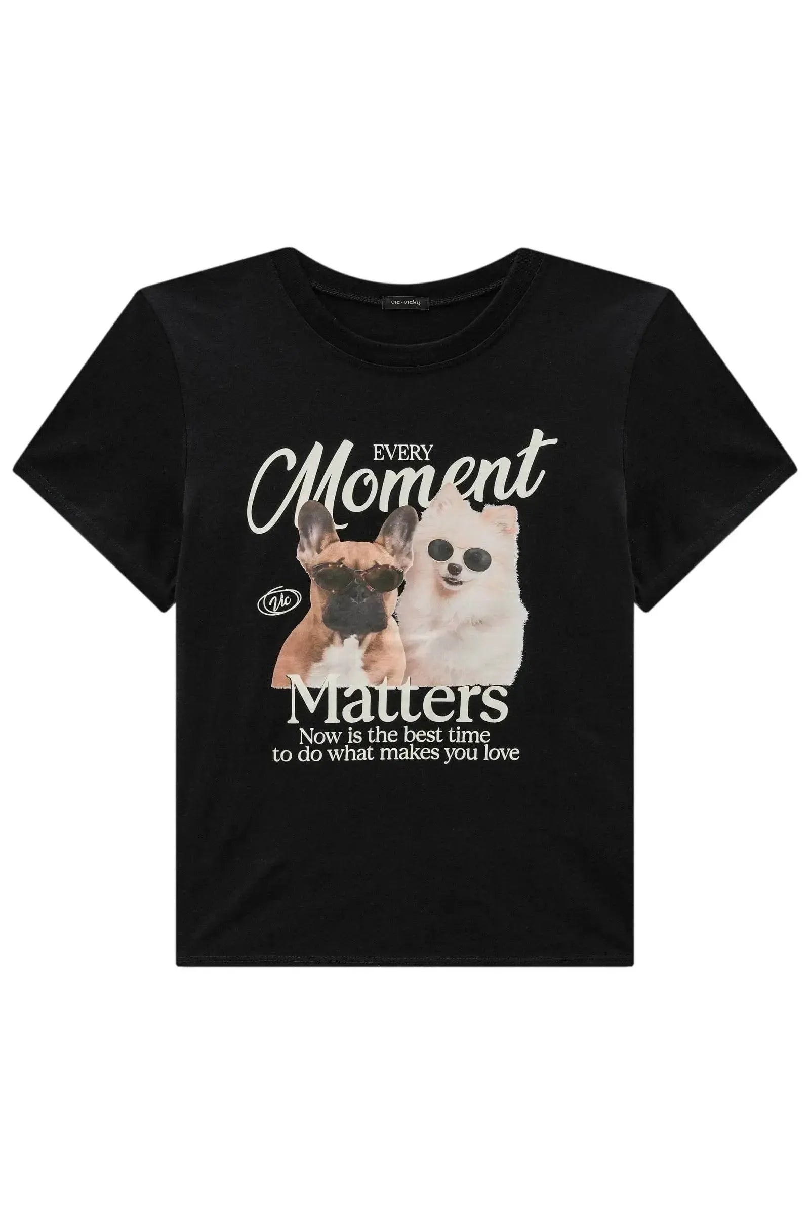 Camiseta Comfy em Meia Malha 88643 Vic&Vicky Teen Menina