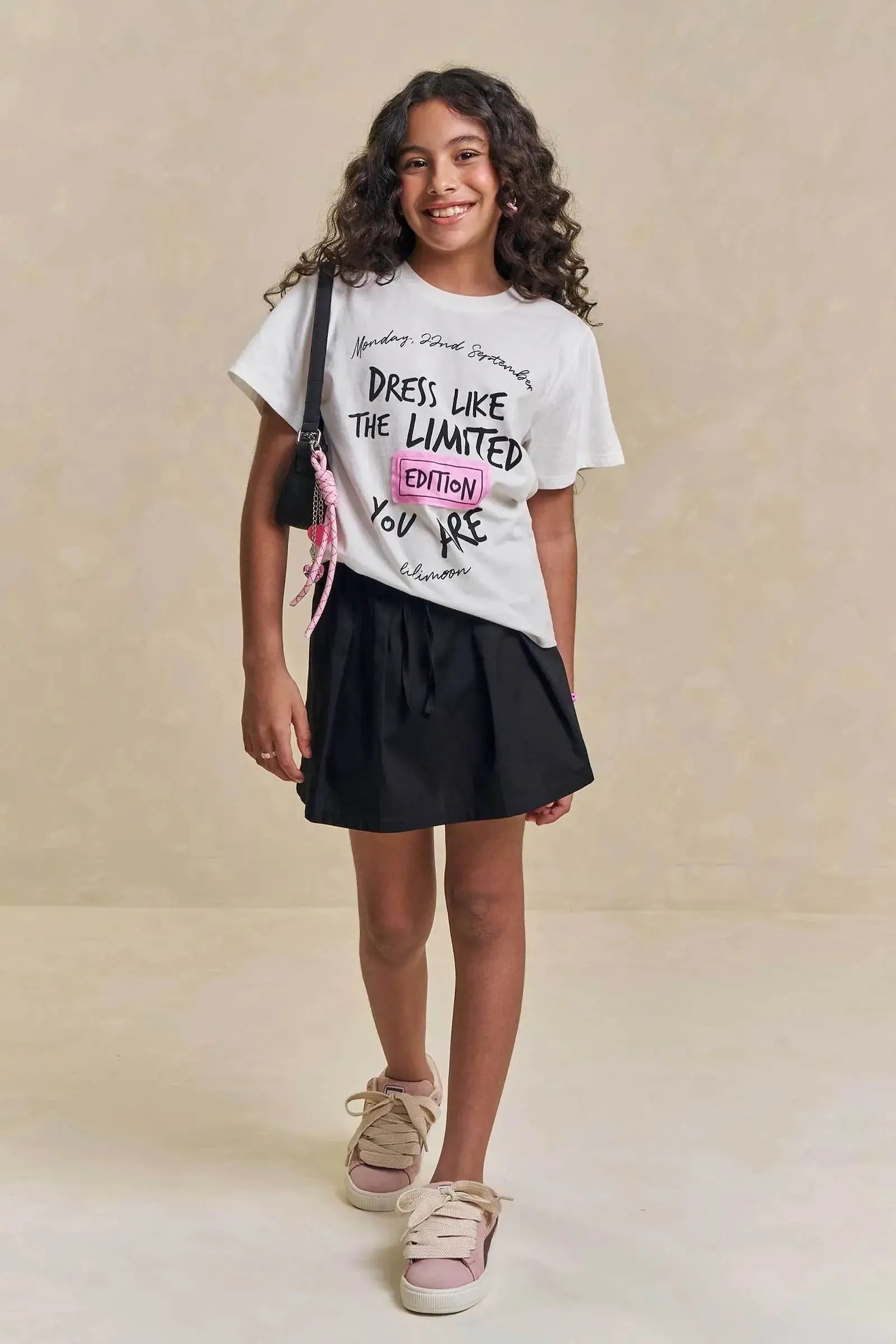 Camiseta Comfy em Meia Malha 94891 Lilimoon Teen Menina