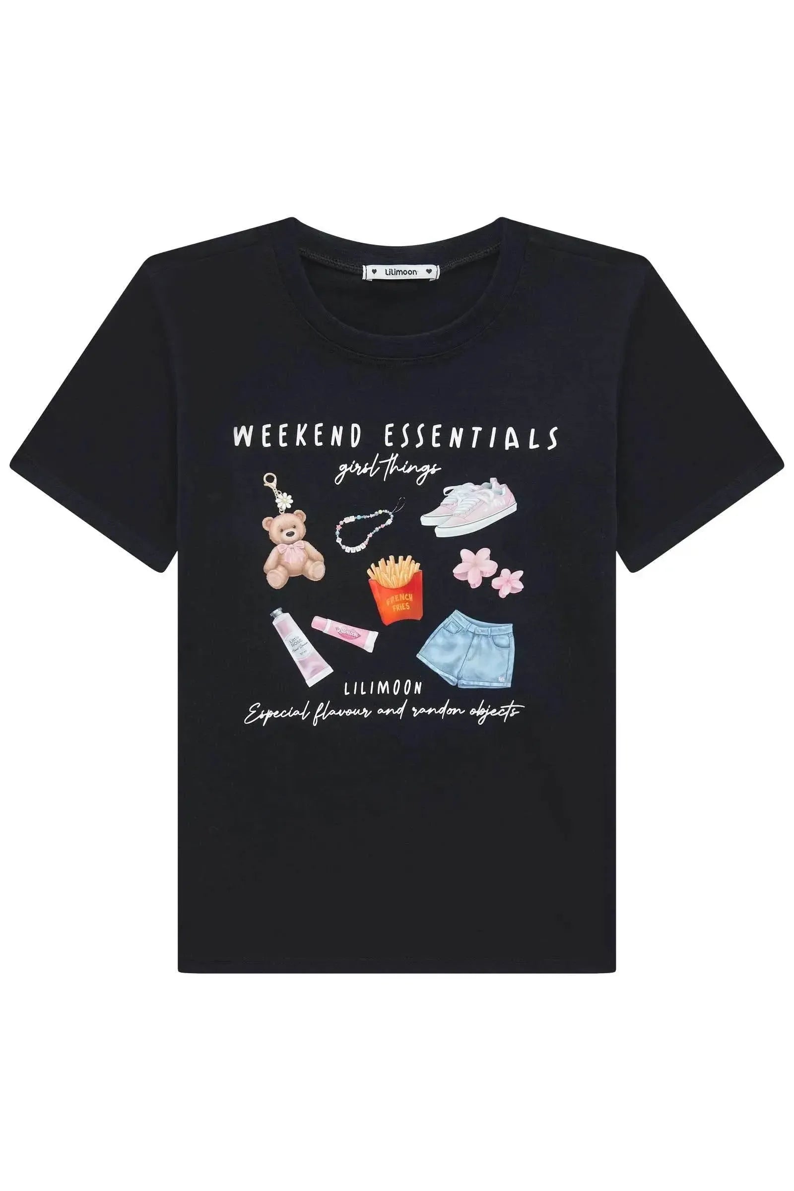 Camiseta Comfy em Meia Malha 95059 Lilimoon Teen Menina
