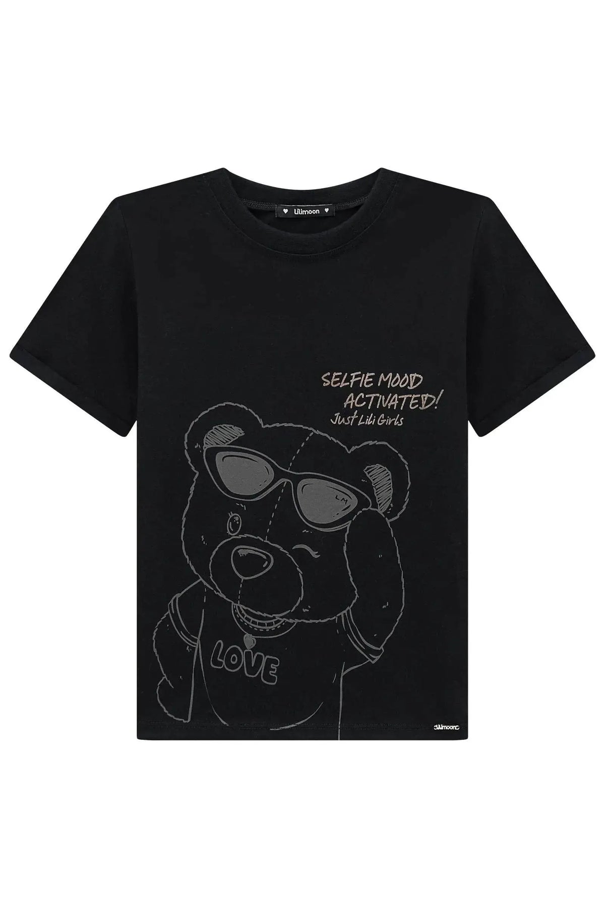 Camiseta Comfy em Meia Malha 98164 Lilimoon Teen Menina