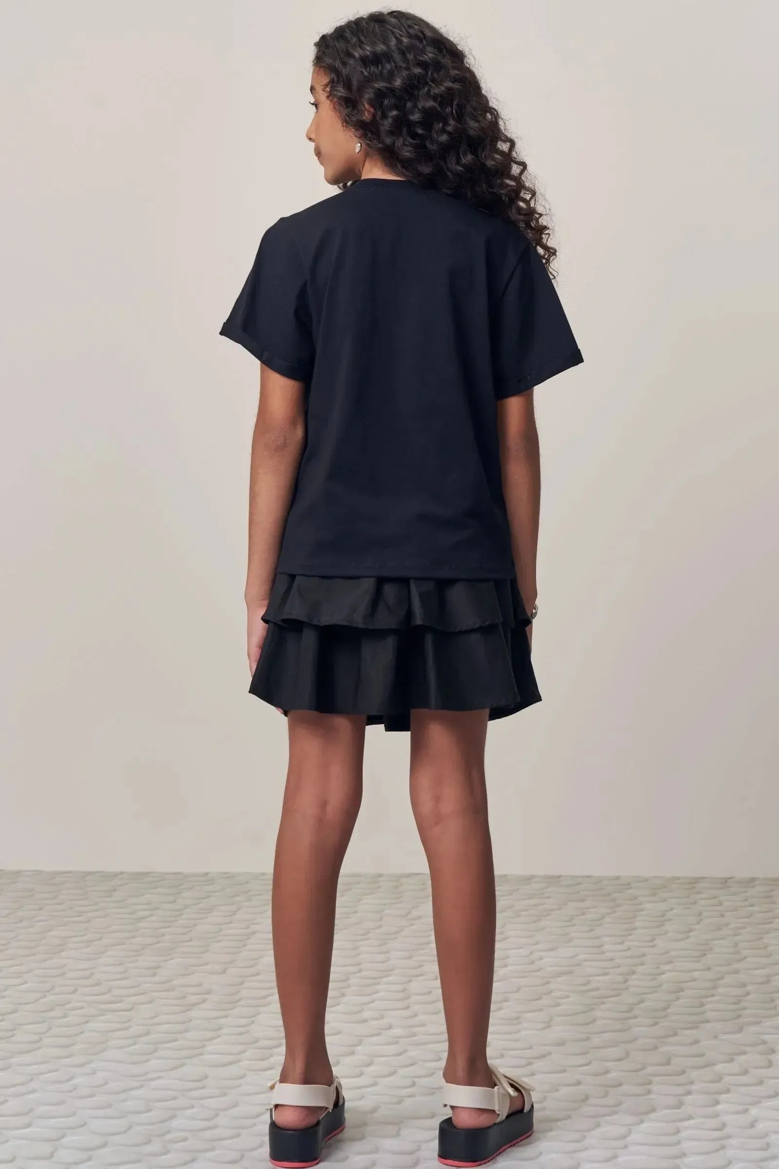 Camiseta Comfy em Meia Malha 98164 Lilimoon Teen Menina