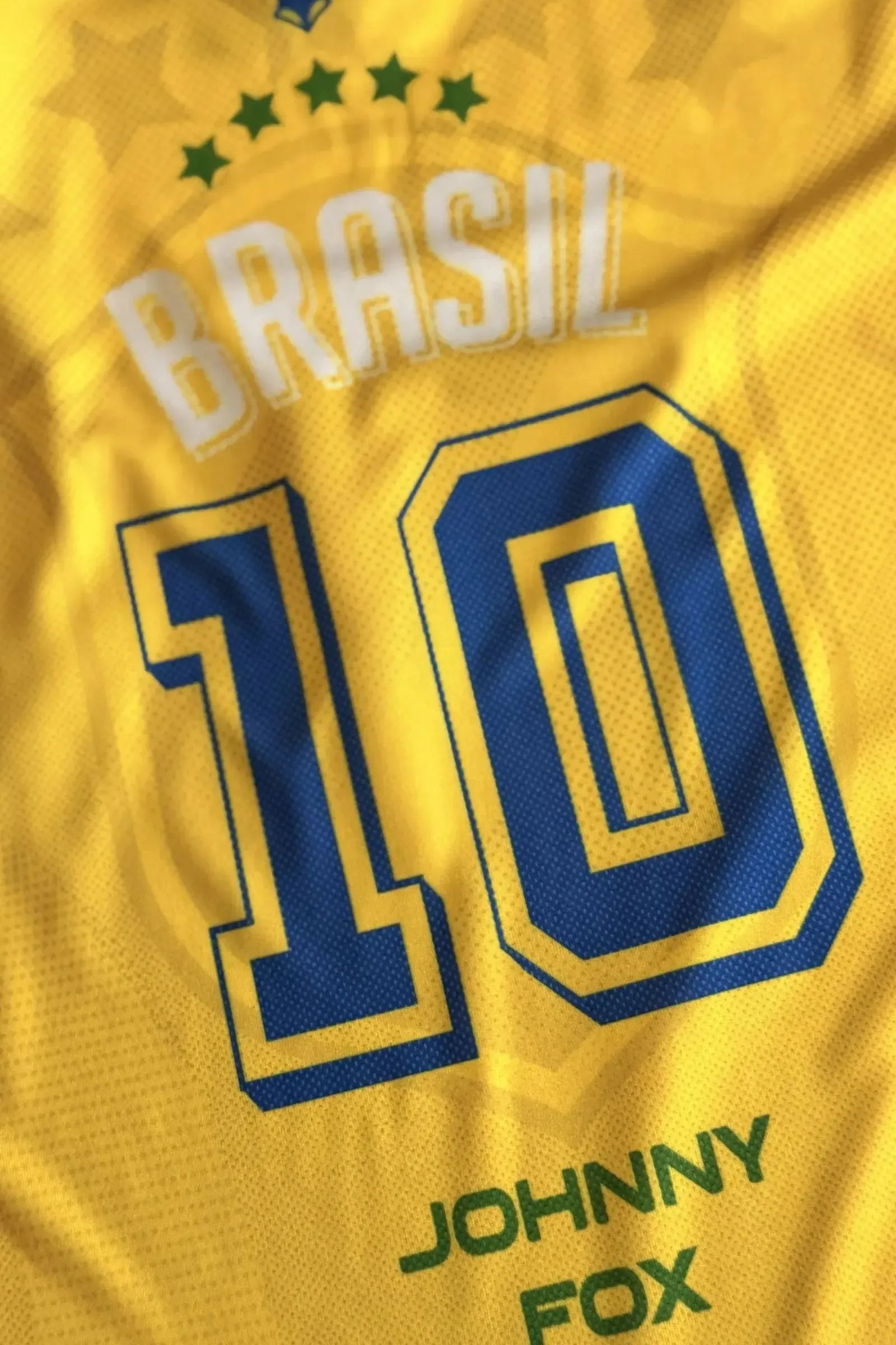 Camiseta Copa Brasil em Malha DRY Esportiva Leve e Respirável com Estampa em Alta Definição. Conforto Total Para Torcer. 99735 Johnny Fox Teen Menino