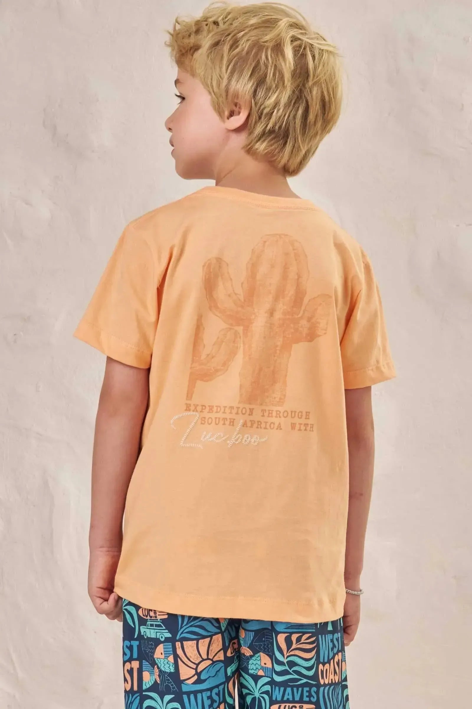 Camiseta em Malha 86547 LucBoo Infantil Menino