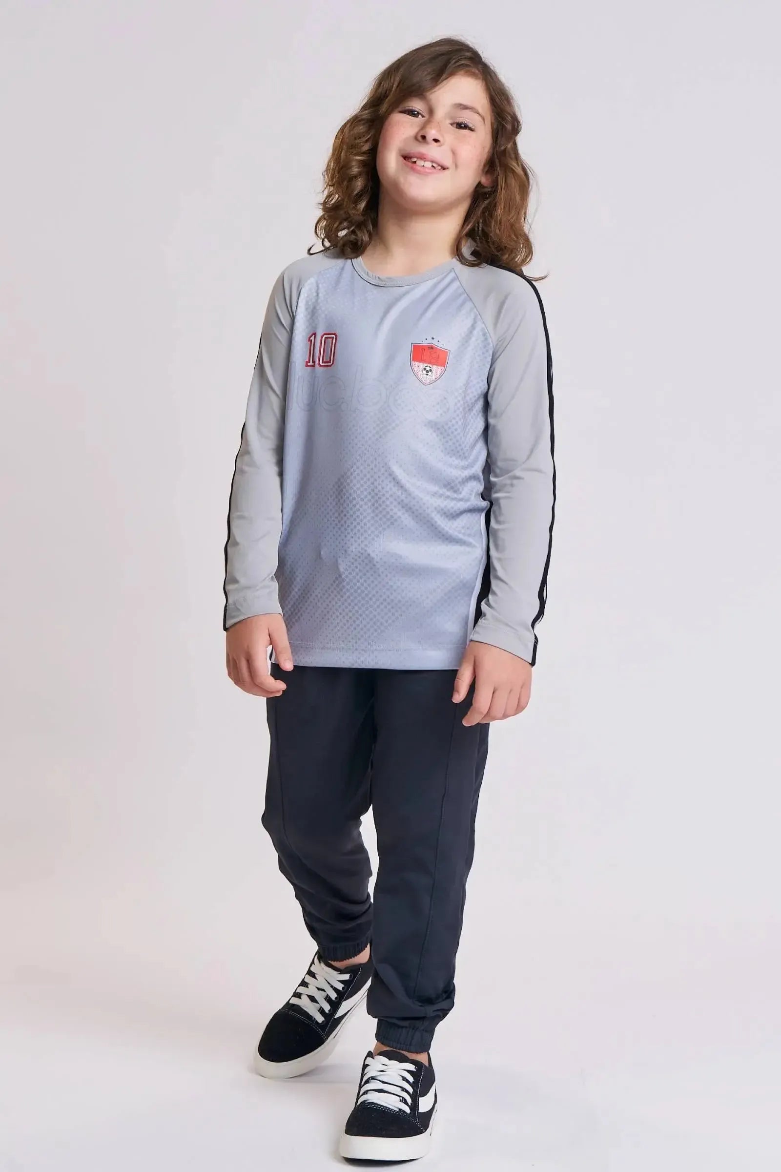 Camiseta em Malha Air Fit 90429 LucBoo Infantil Menino