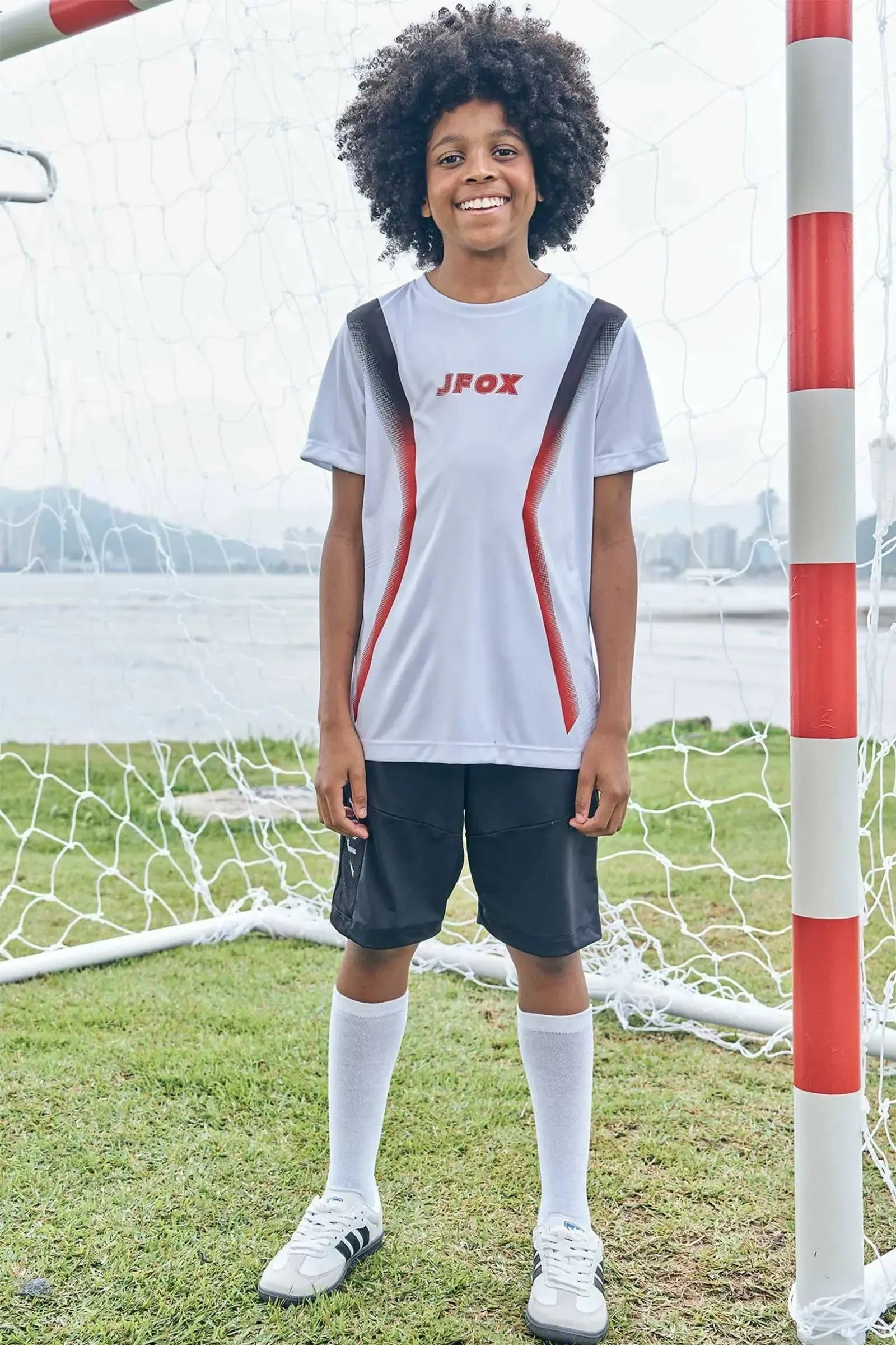 Camiseta em Malha Dry Sport 85631 Johnny Fox Teen Menino