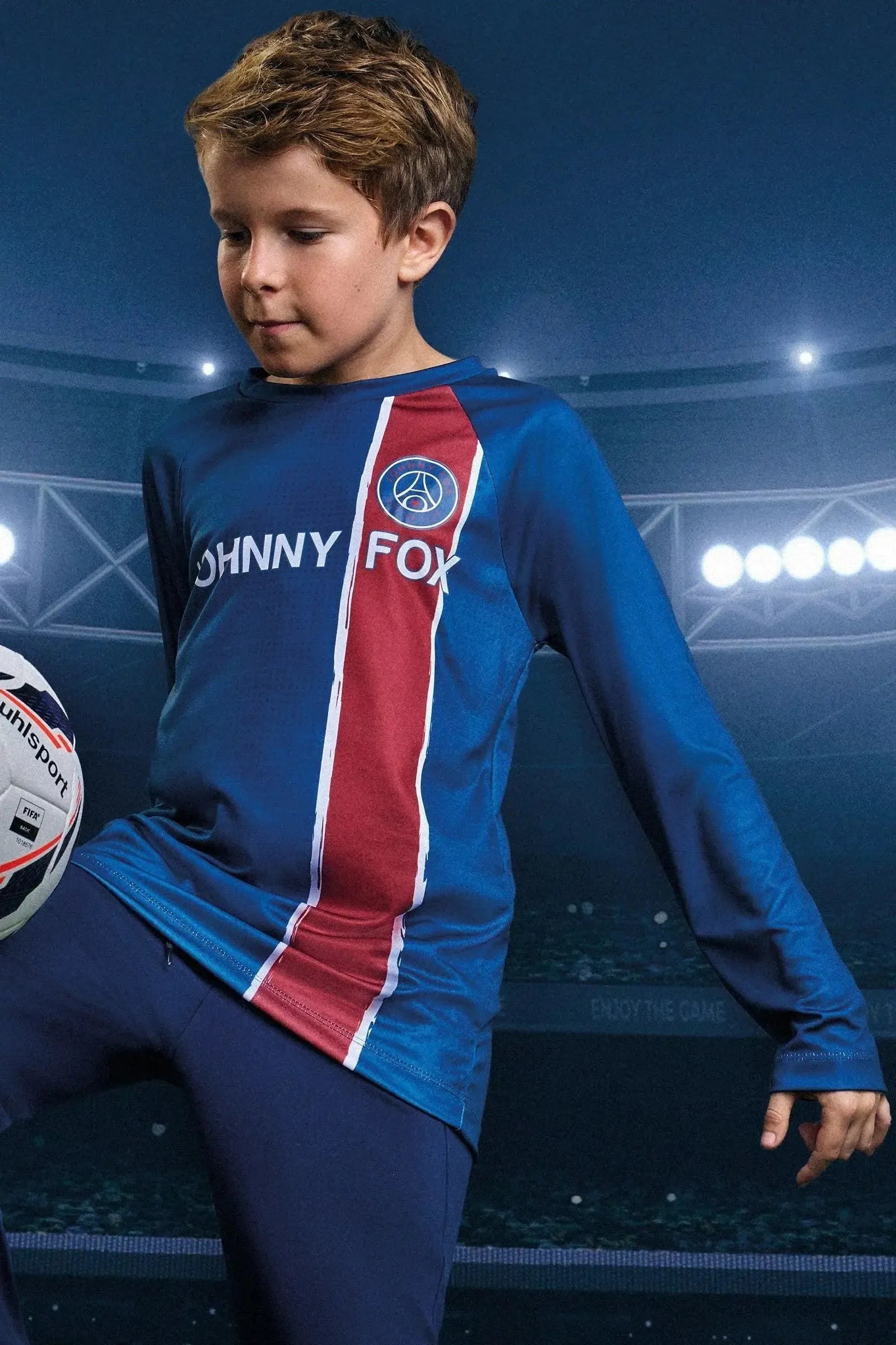 Camiseta em Malha Dry Sport 92925 Johnny Fox Teen Menino