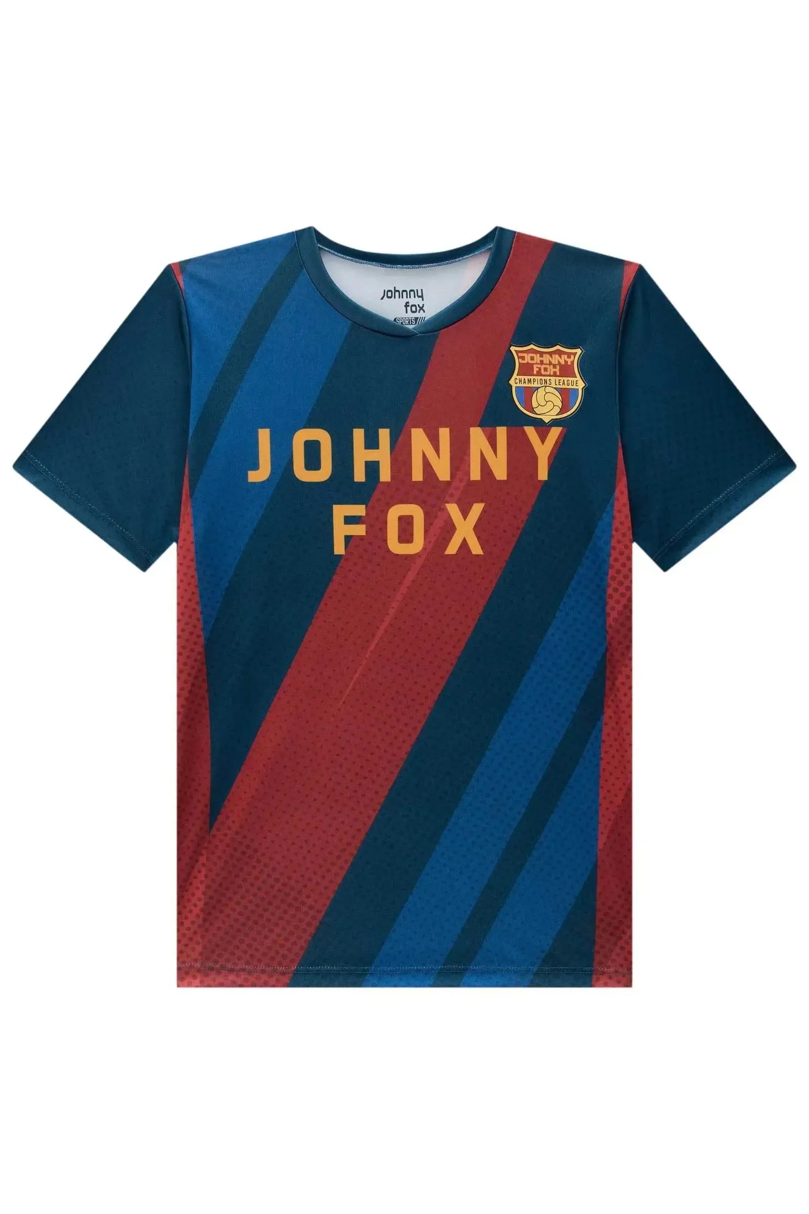 Camiseta em Malha Dry Sport 92928 Johnny Fox Teen Menino