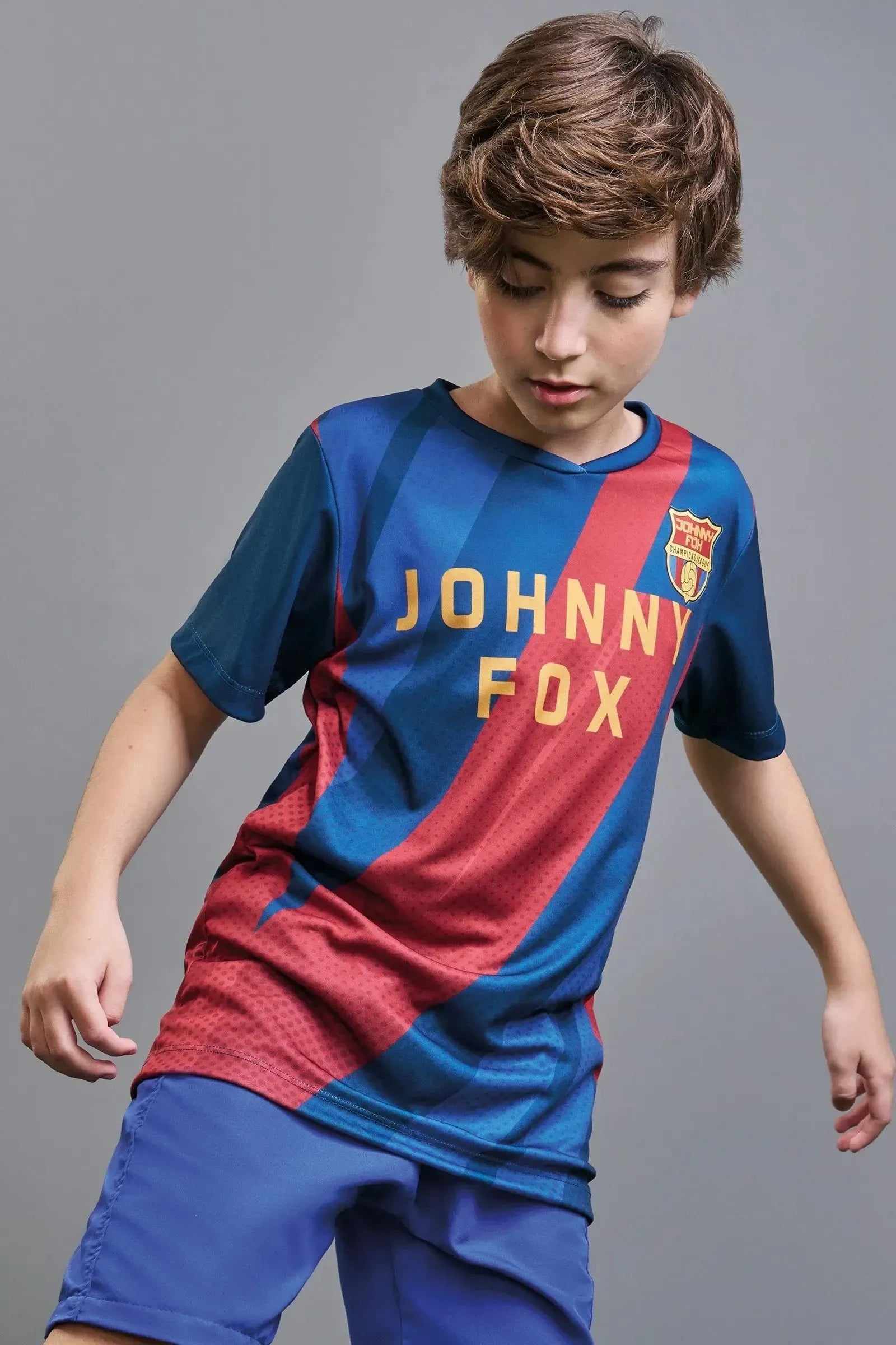 Camiseta em Malha Dry Sport 92928 Johnny Fox Teen Menino