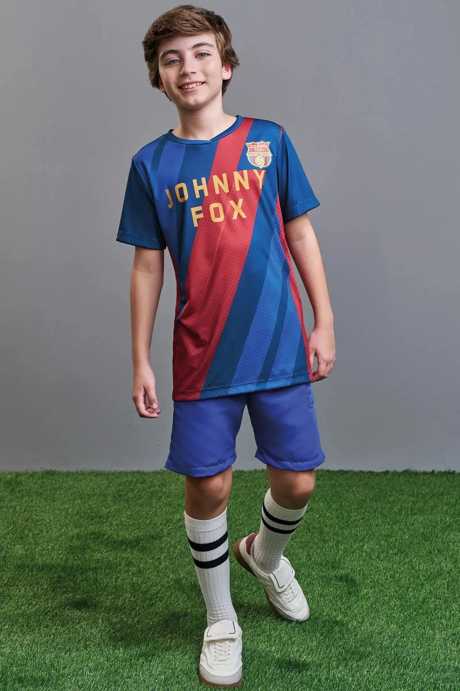 Camiseta em Malha Dry Sport 92928 Johnny Fox Teen Menino