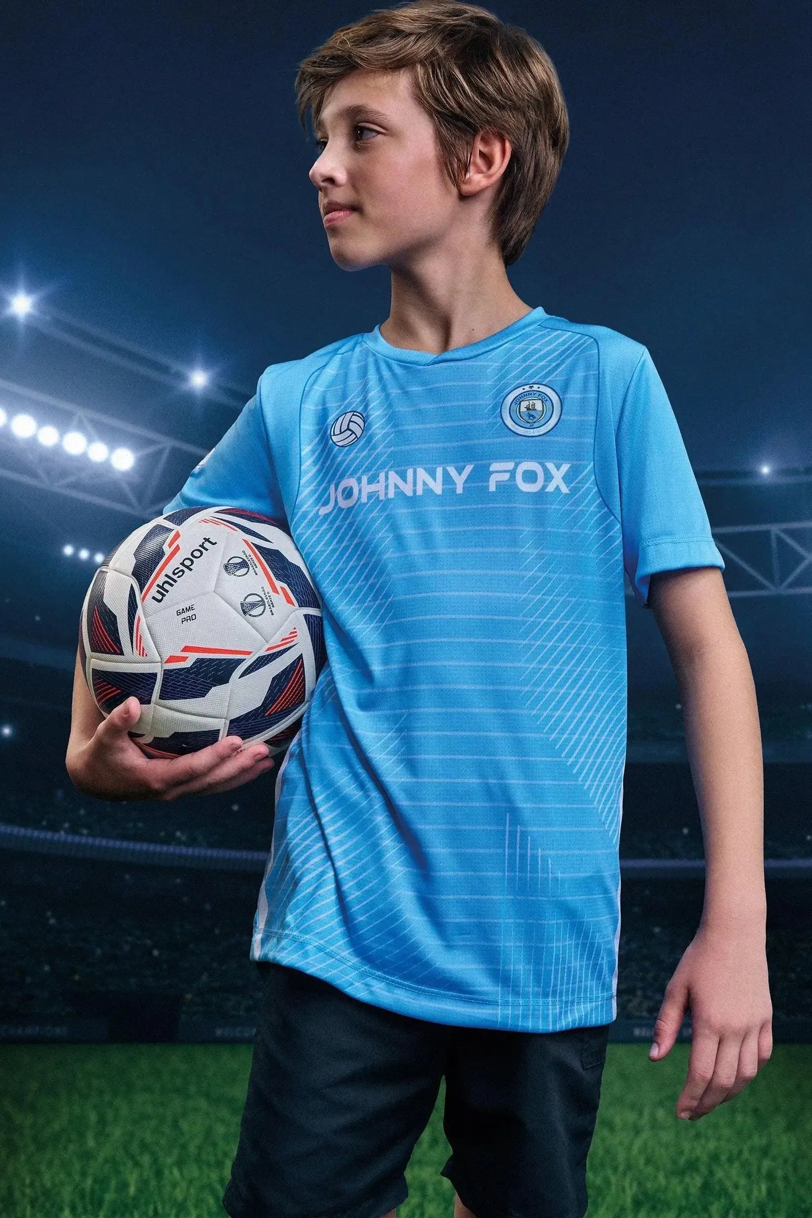 Camiseta em Malha Dry Sport 92929 Johnny Fox Teen Menino