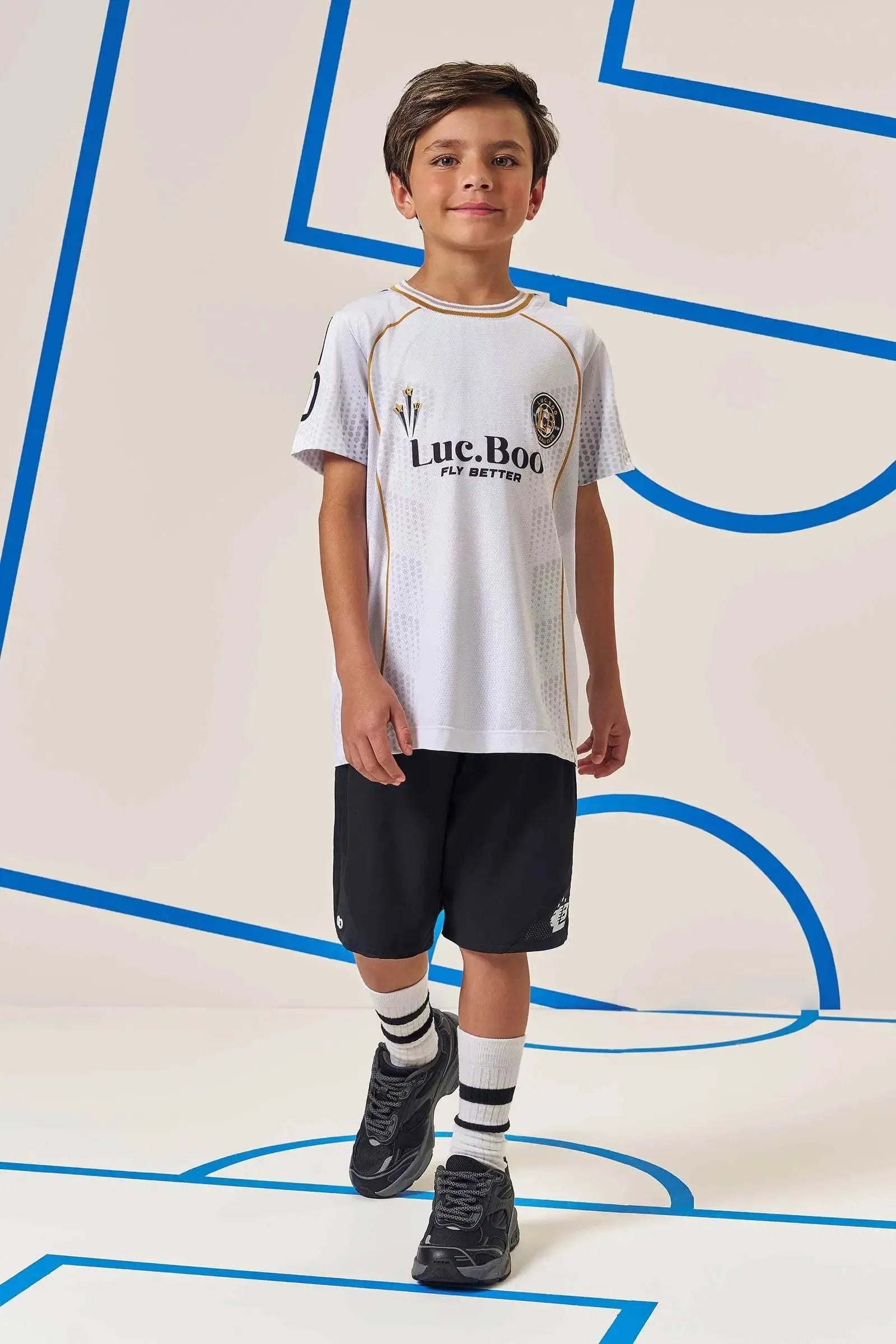 Camiseta em Malha Dry Yuki 96732 LucBoo Infantil Menino