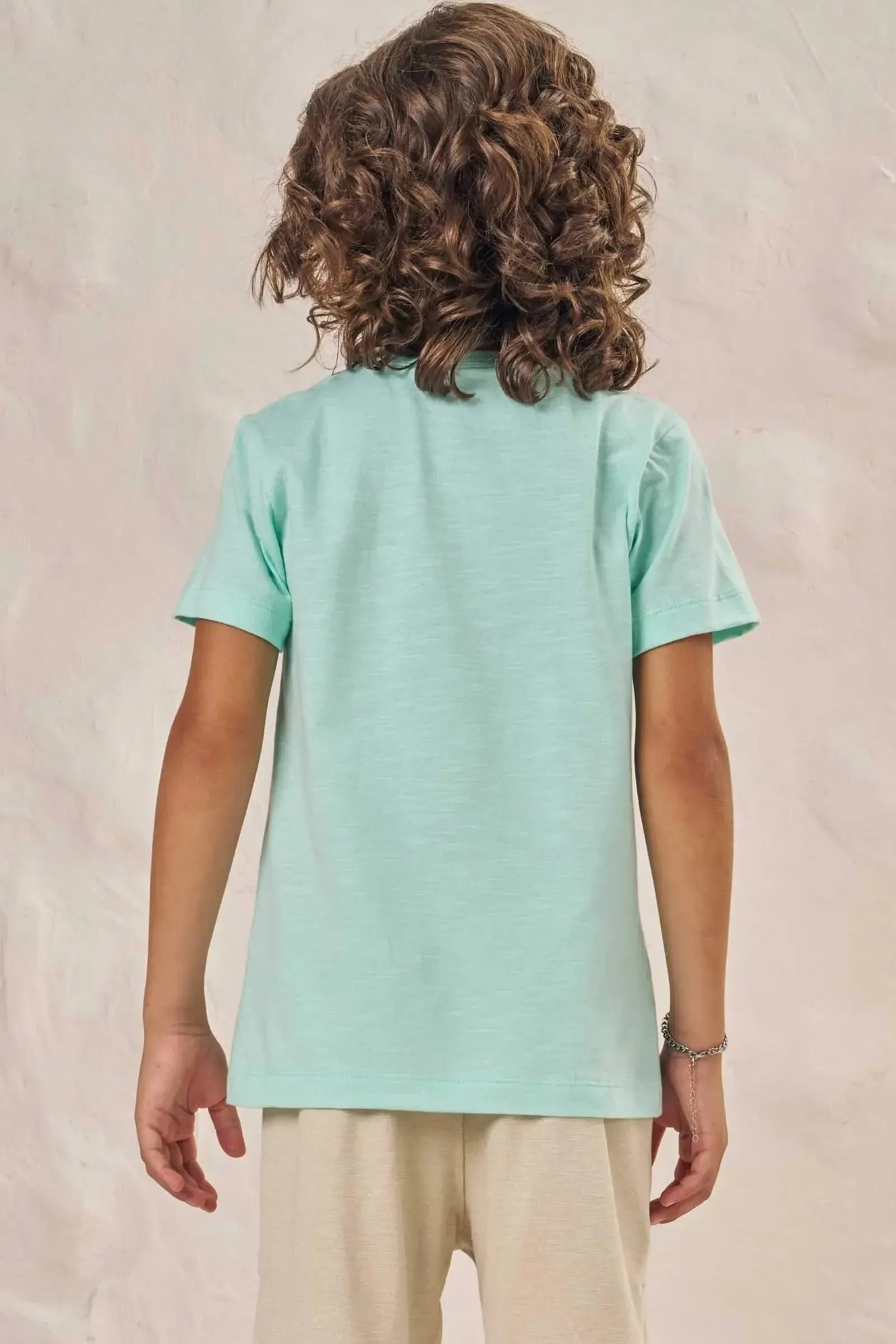 Camiseta em Malha Flamê 86546 LucBoo Infantil Menino