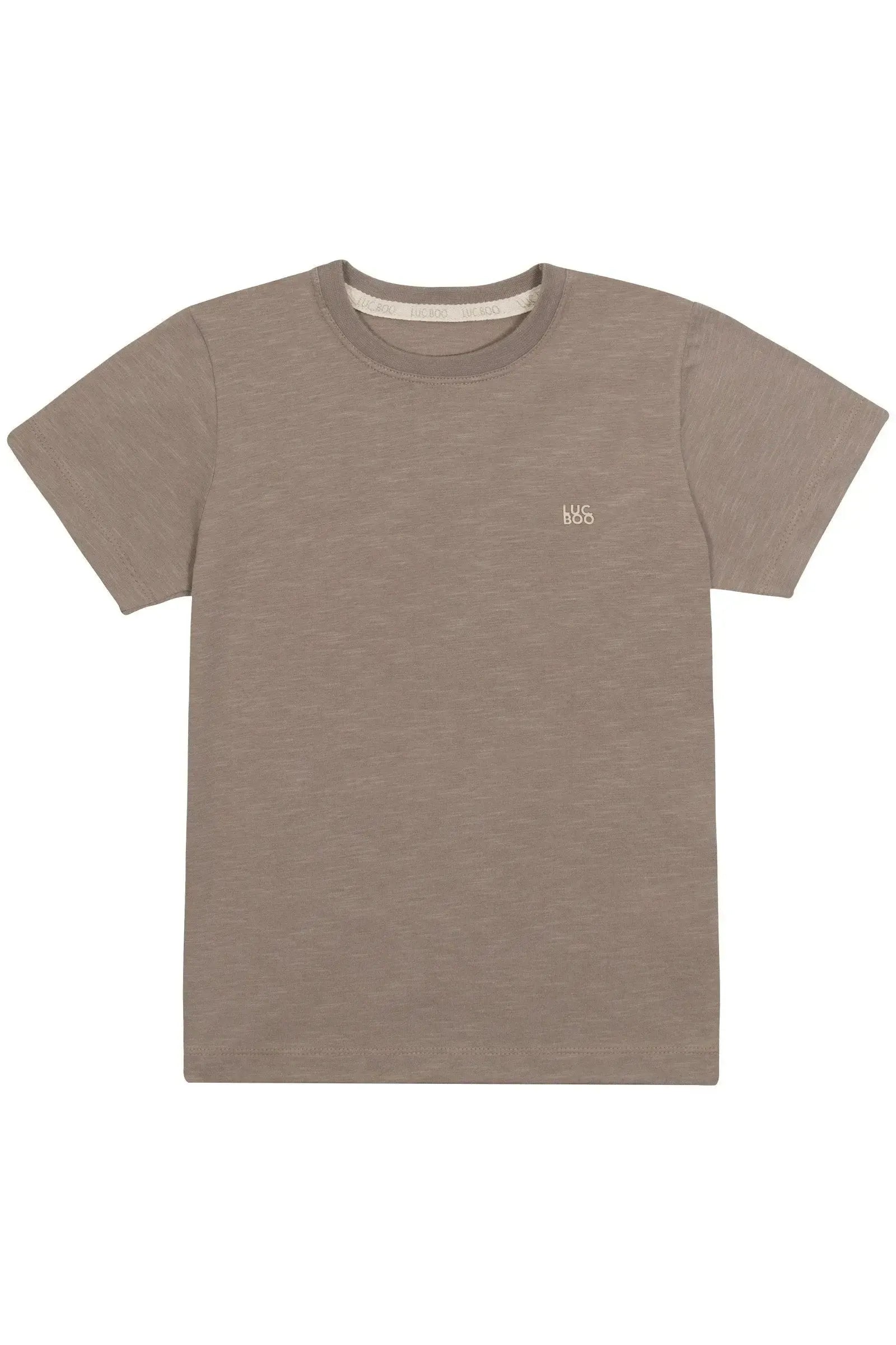 Camiseta em Malha Flamê 86546 LucBoo Infantil Menino
