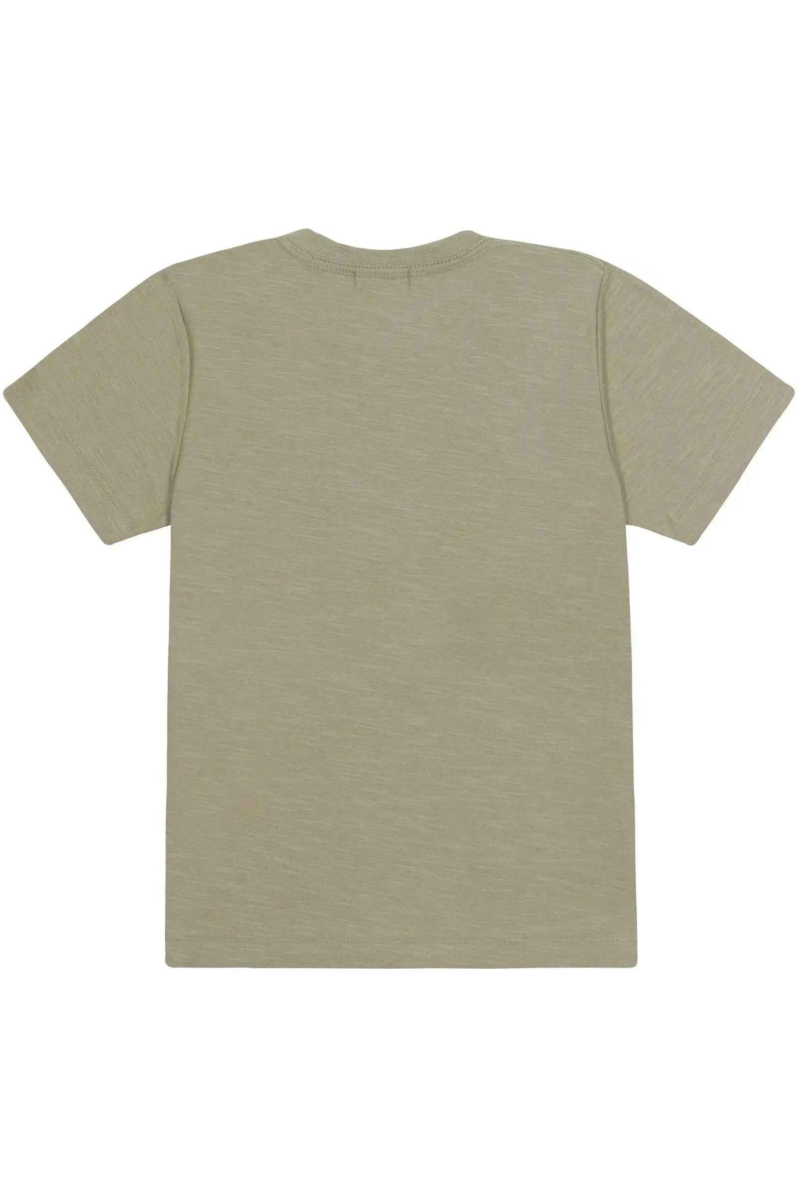 Camiseta em Malha Flamê 87282 LucBoo Infantil Menino