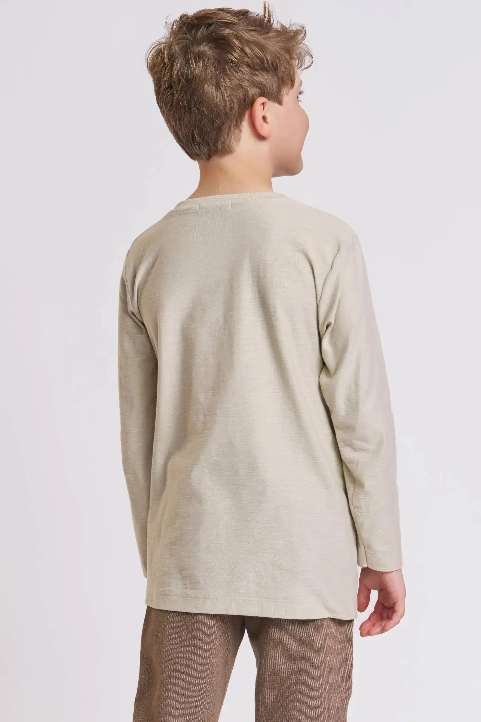 Camiseta em Malha Flamê 89263 LucBoo Infantil Menino