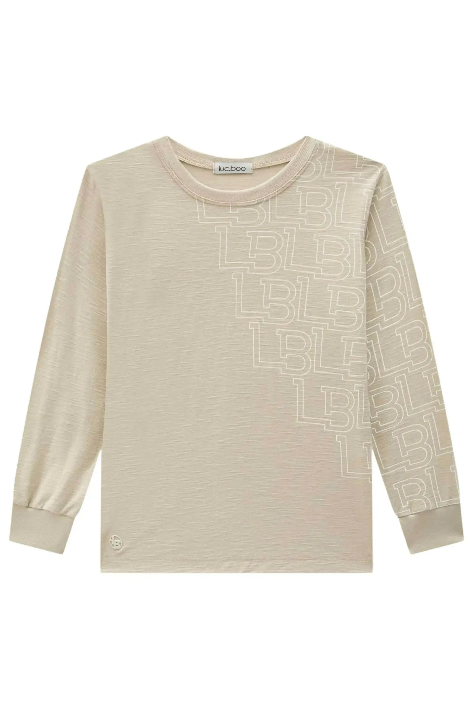 Camiseta em Malha Flamê 89362 LucBoo Infantil Menino