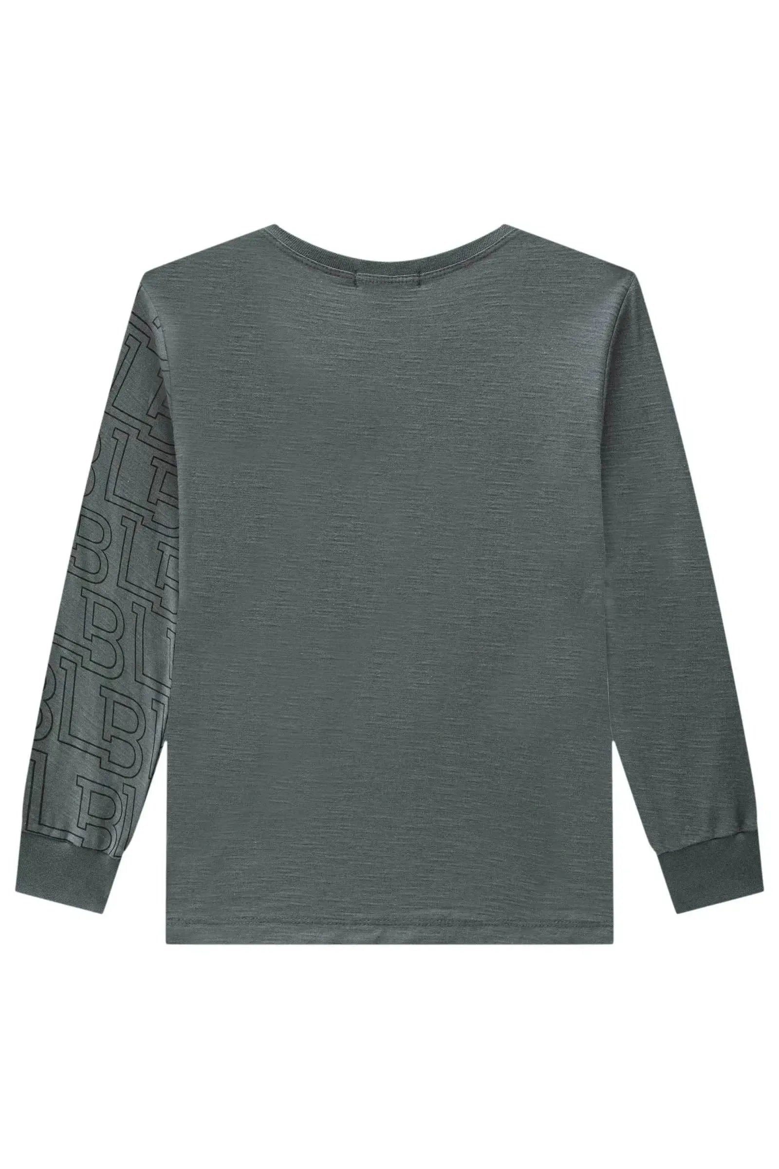 Camiseta em Malha Flamê 89362 LucBoo Infantil Menino