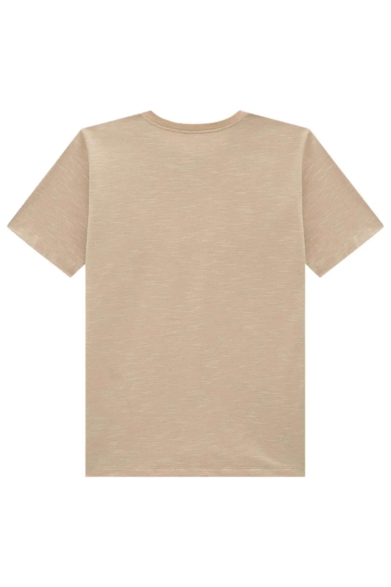 Camiseta em Malha Mesclada 95688 Johnny Fox Teen Menino