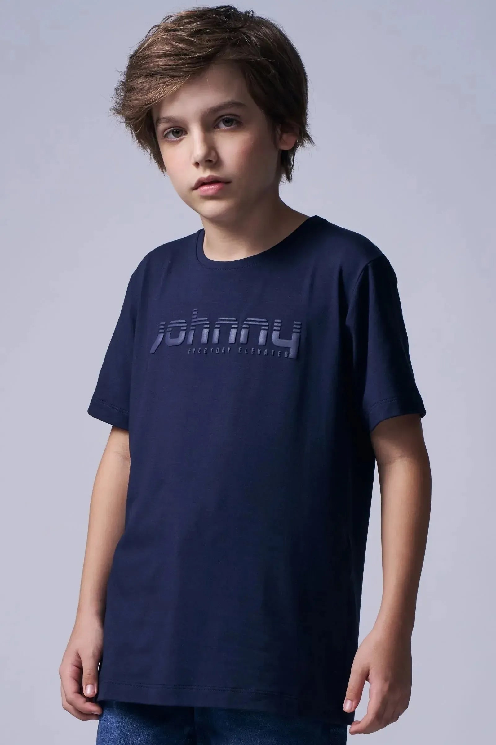 Camiseta em Malha Modal com Elastano 96017 Johnny Fox Teen Menino