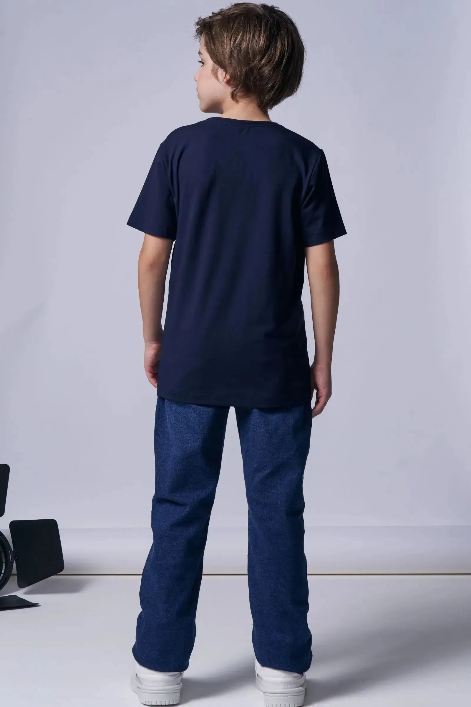 Camiseta em Malha Modal com Elastano 96017 Johnny Fox Teen Menino