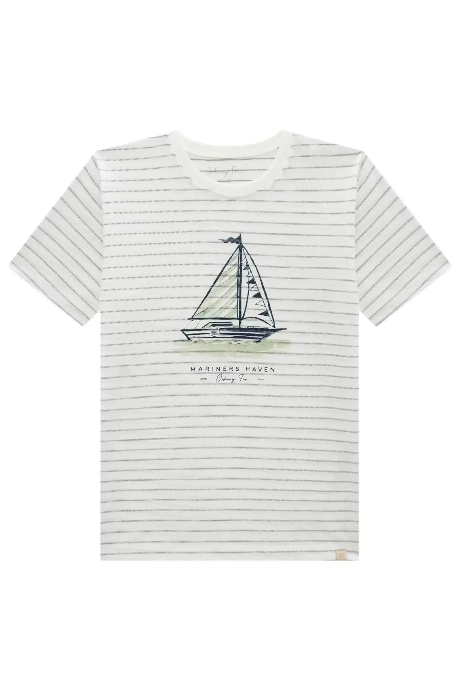 Camiseta em Malha Pontilhada 96377 Johnny Fox Teen Menino