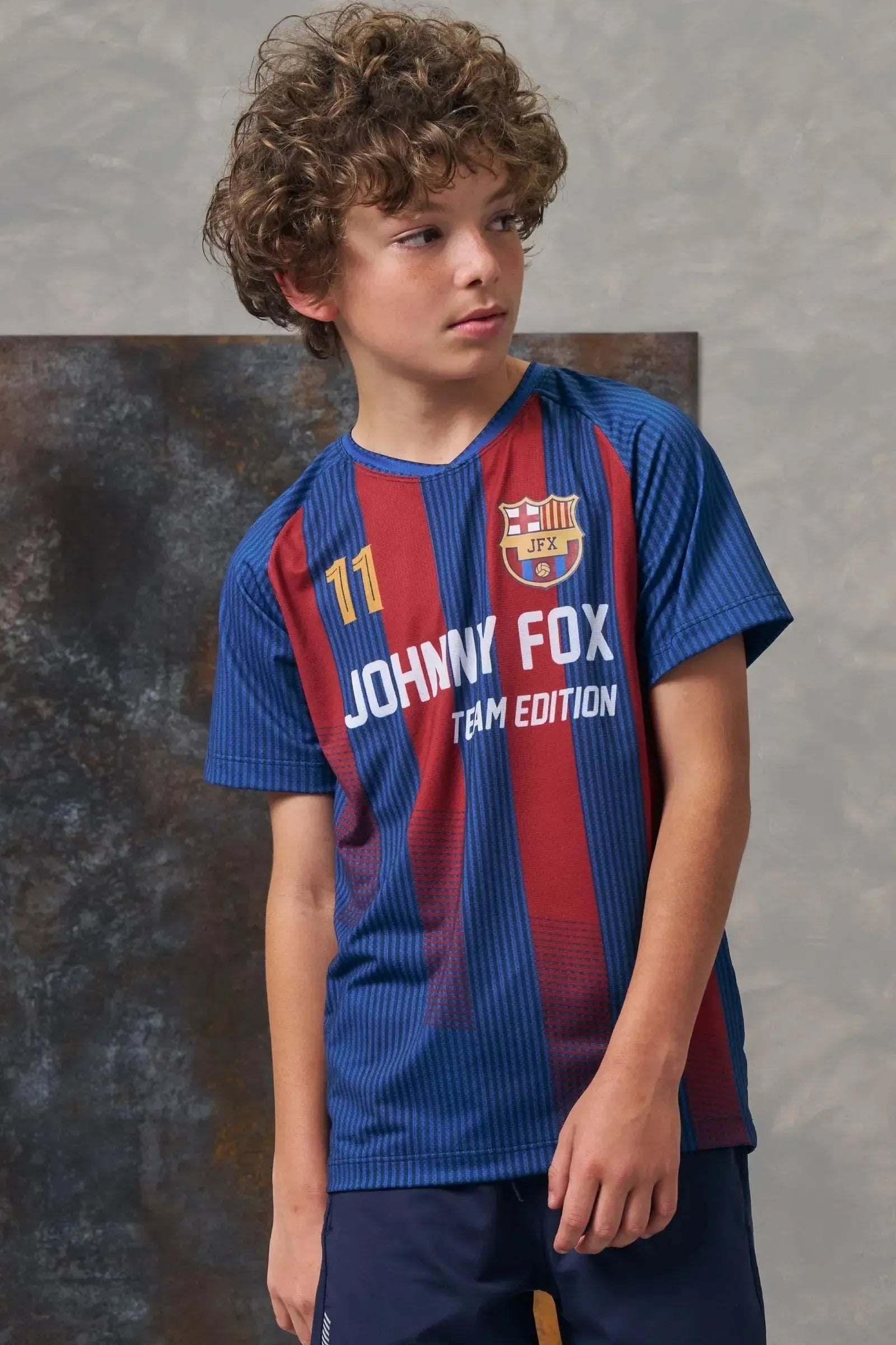 Camiseta em Malha Space Green 96367 Johnny Fox Teen Menino