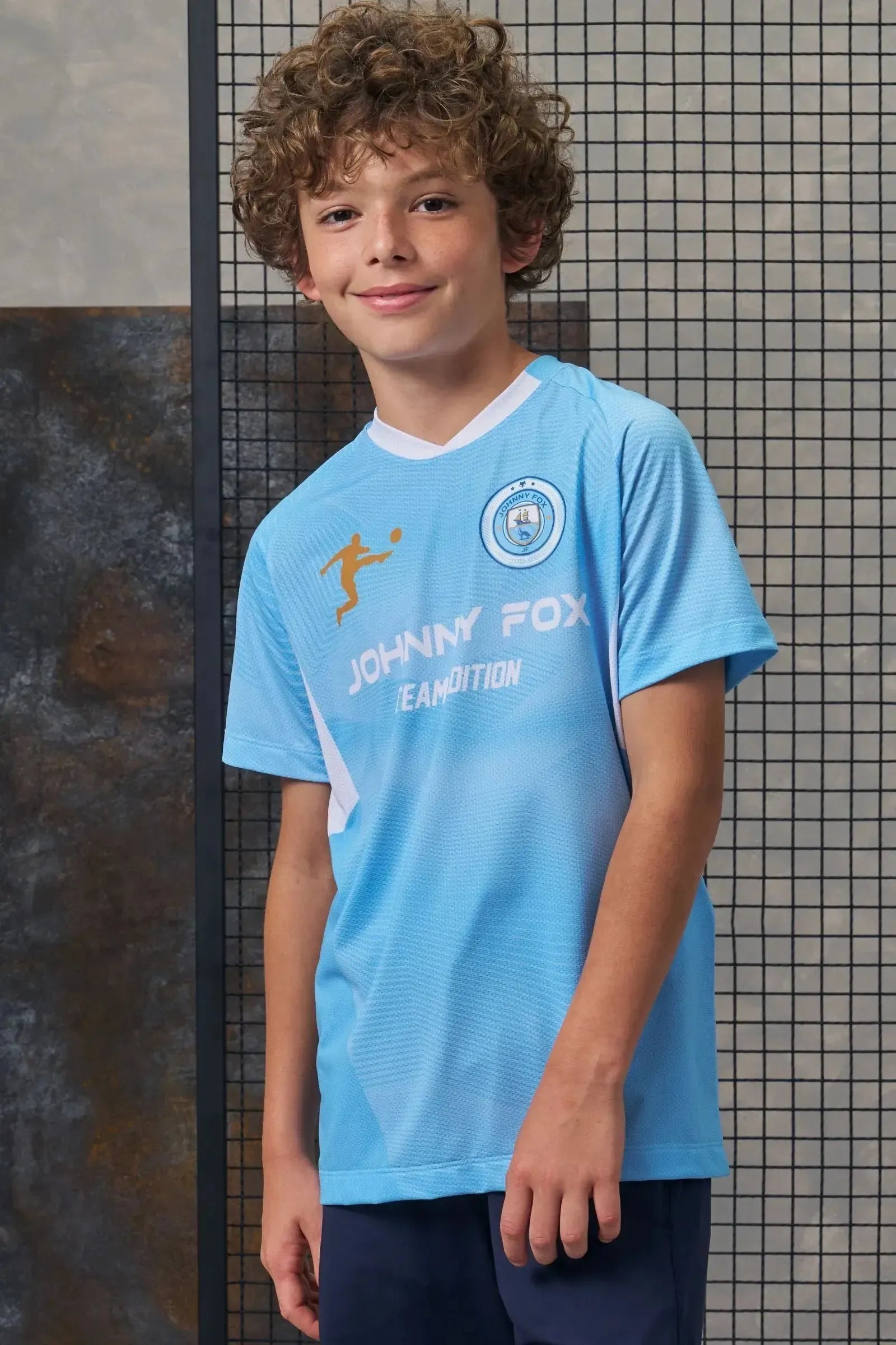 Camiseta em Malha Space Green 96370 Johnny Fox Teen Menino