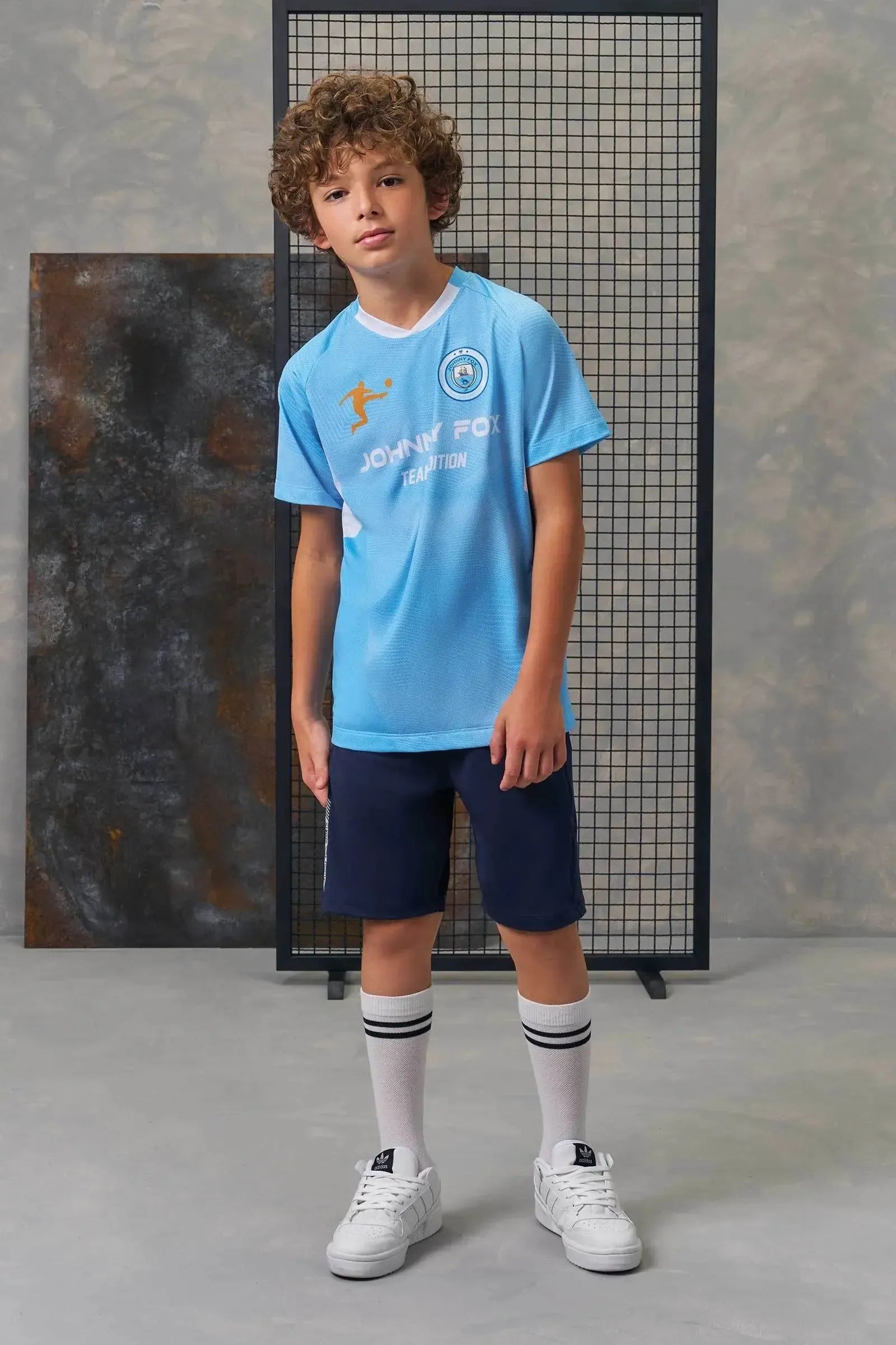 Camiseta em Malha Space Green 96370 Johnny Fox Teen Menino