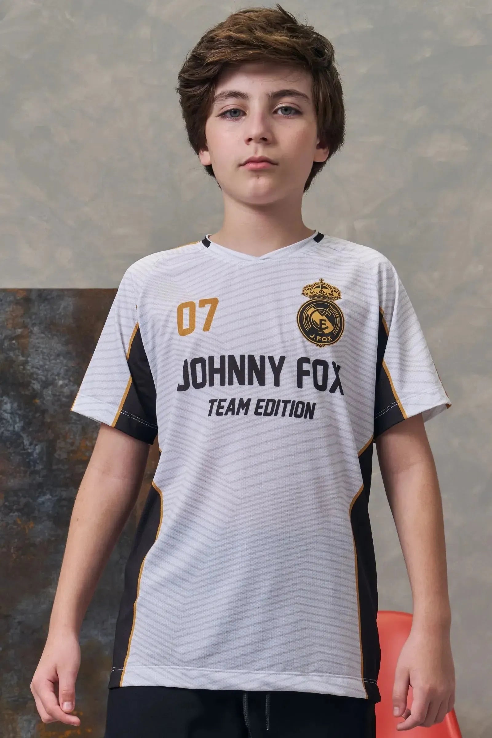 Camiseta em Malha Space Green 96372 Johnny Fox Teen Menino
