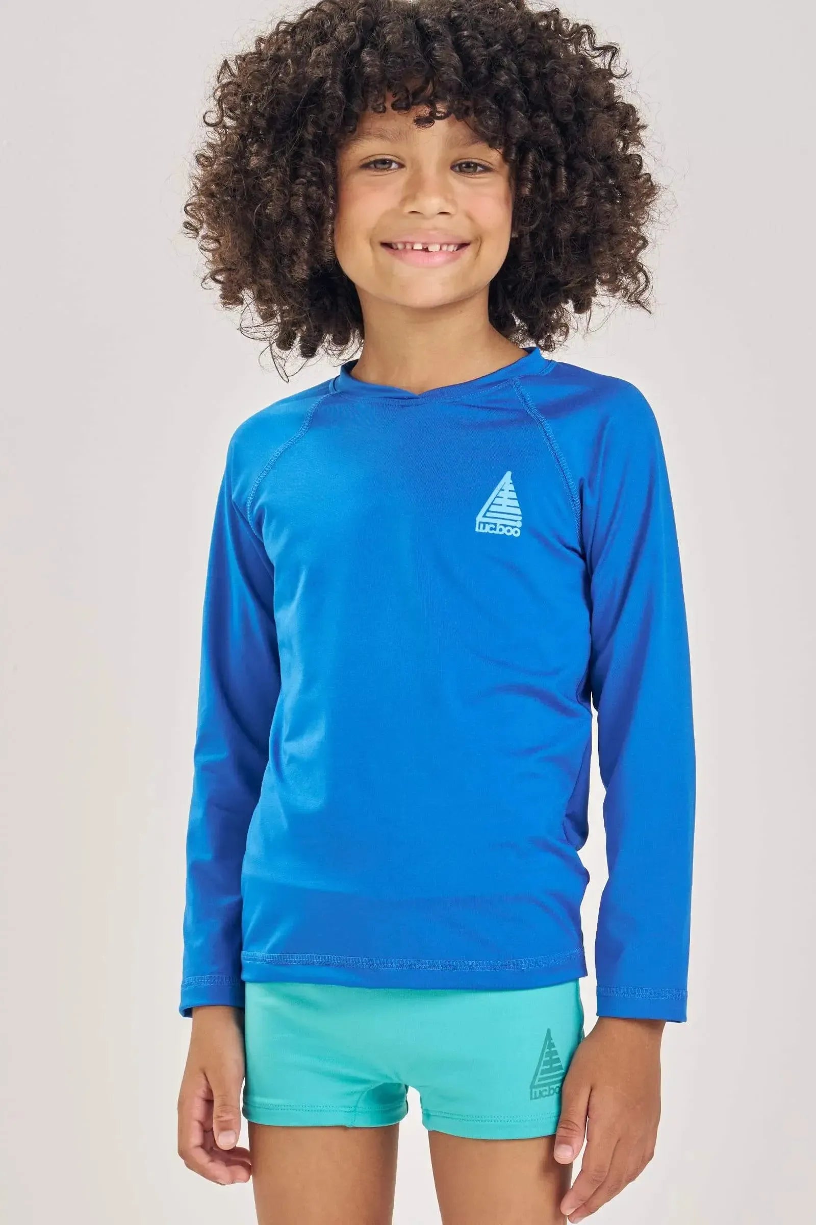 Camiseta em Malha UV Dry com Proteção UV 50+ 87521 LucBoo Infantil Menino