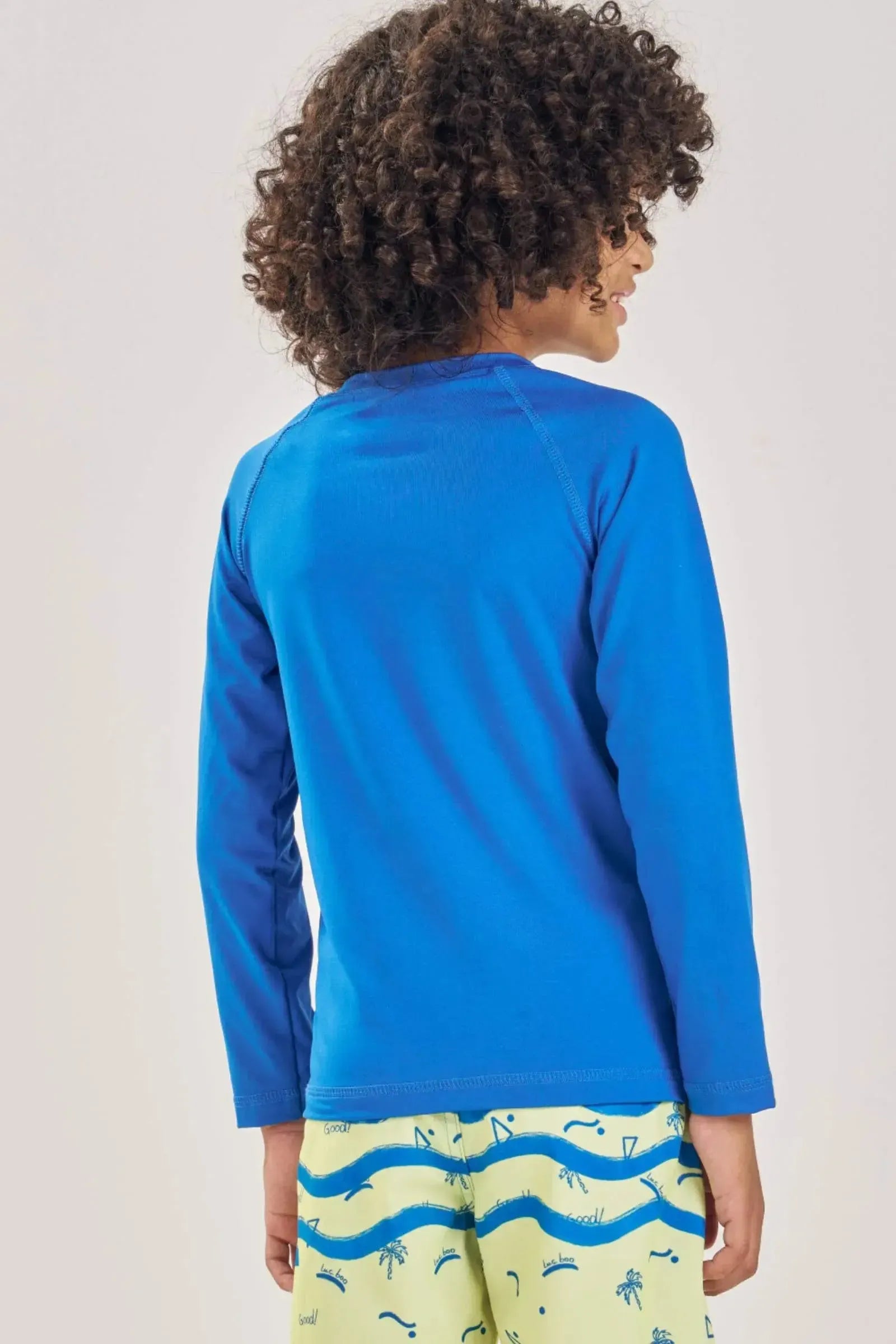 Camiseta em Malha UV Dry com Proteção UV 50+ 87521 LucBoo Infantil Menino