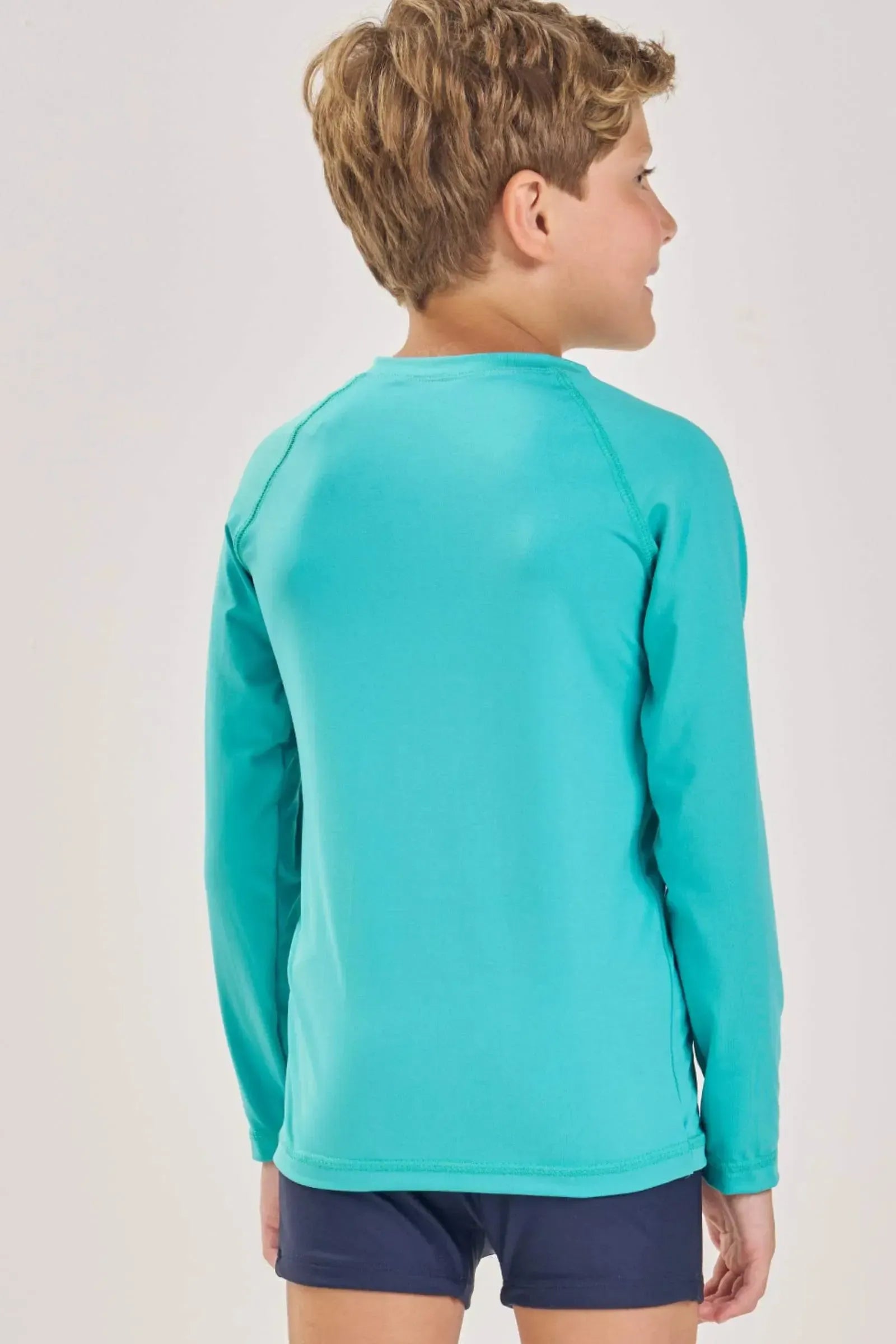 Camiseta em Malha UV Dry com Proteção UV 50+ 87521 LucBoo Infantil Menino