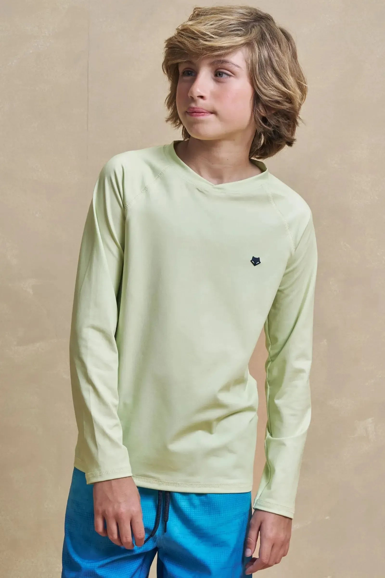 Camiseta em Malha Uv Dry com Proteção UV50+ 95743 Johnny Fox Teen Menino