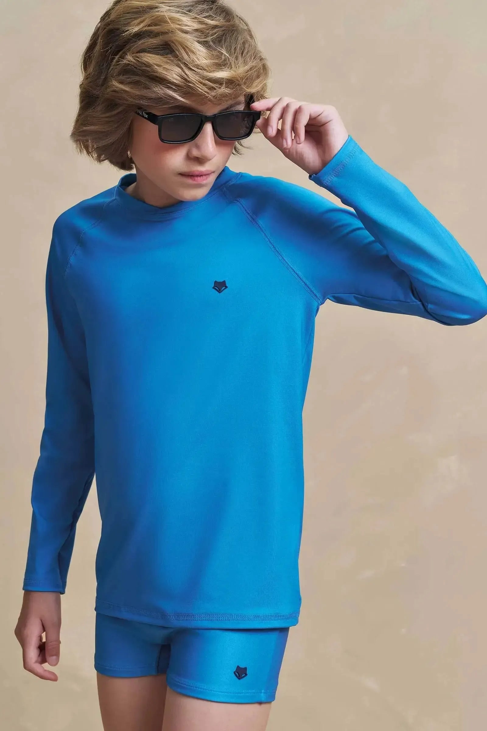 Camiseta em Malha Uv Dry com Proteção UV50+ 95743 Johnny Fox Teen Menino
