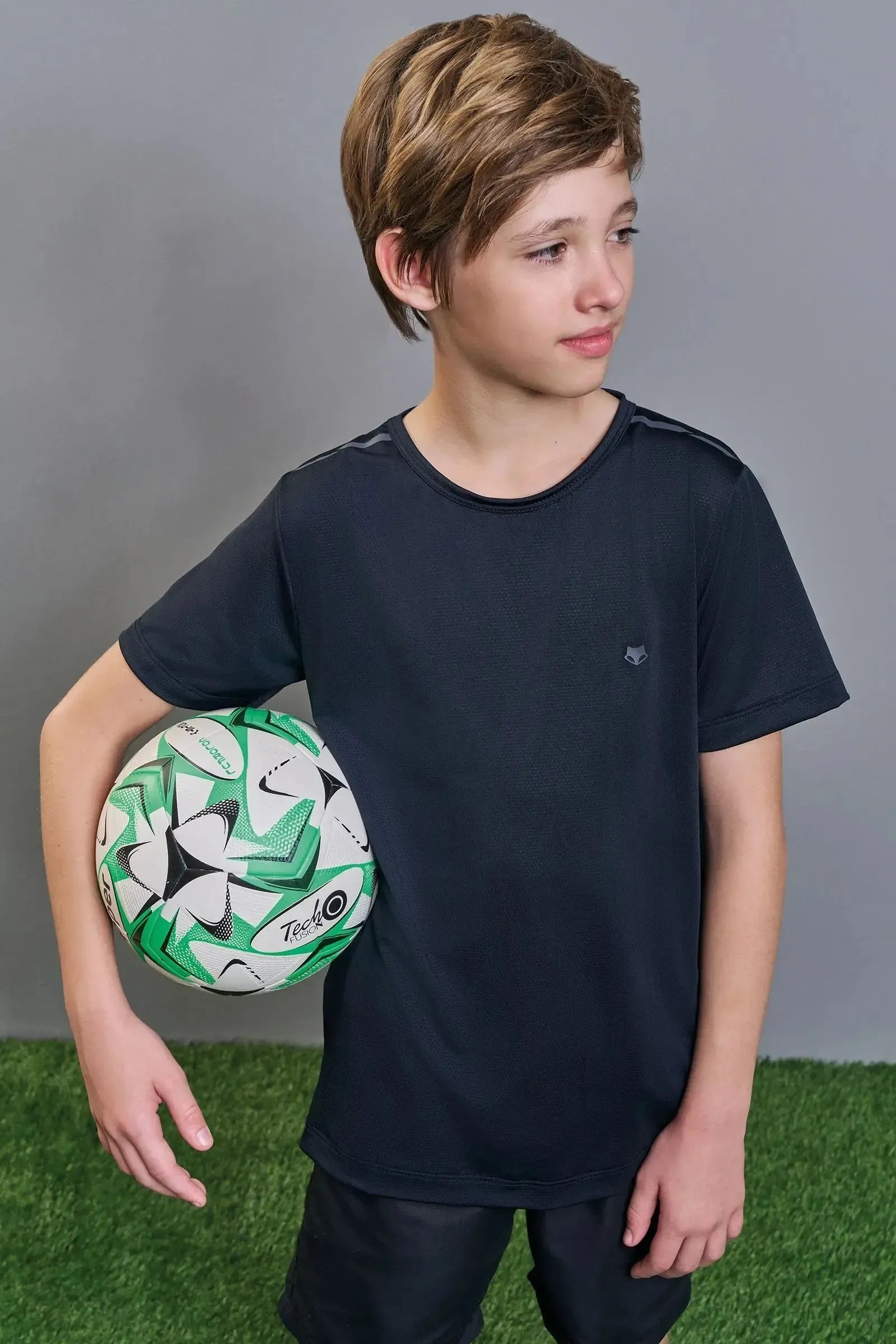 Camiseta em Malha Yuki 92969 Johnny Fox Teen Menino