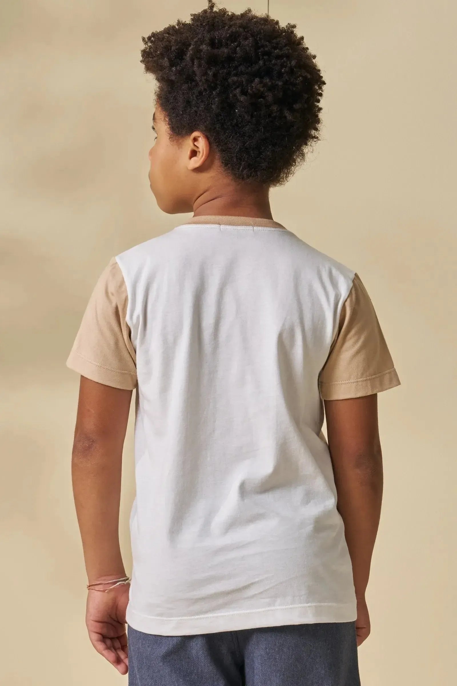 Camiseta em Meia Malha 95669 LucBoo Infantil Menino