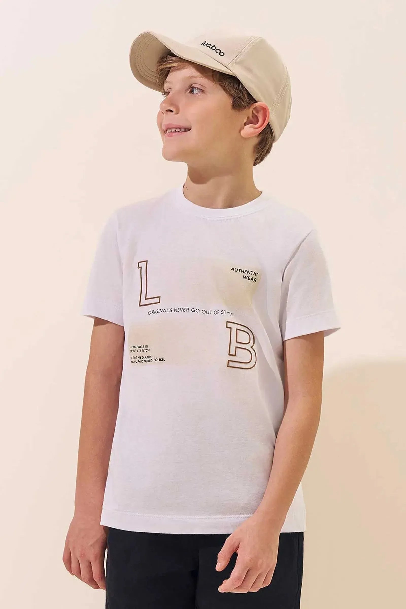 Camiseta em Meia Malha 96304 LucBoo Infantil Menino
