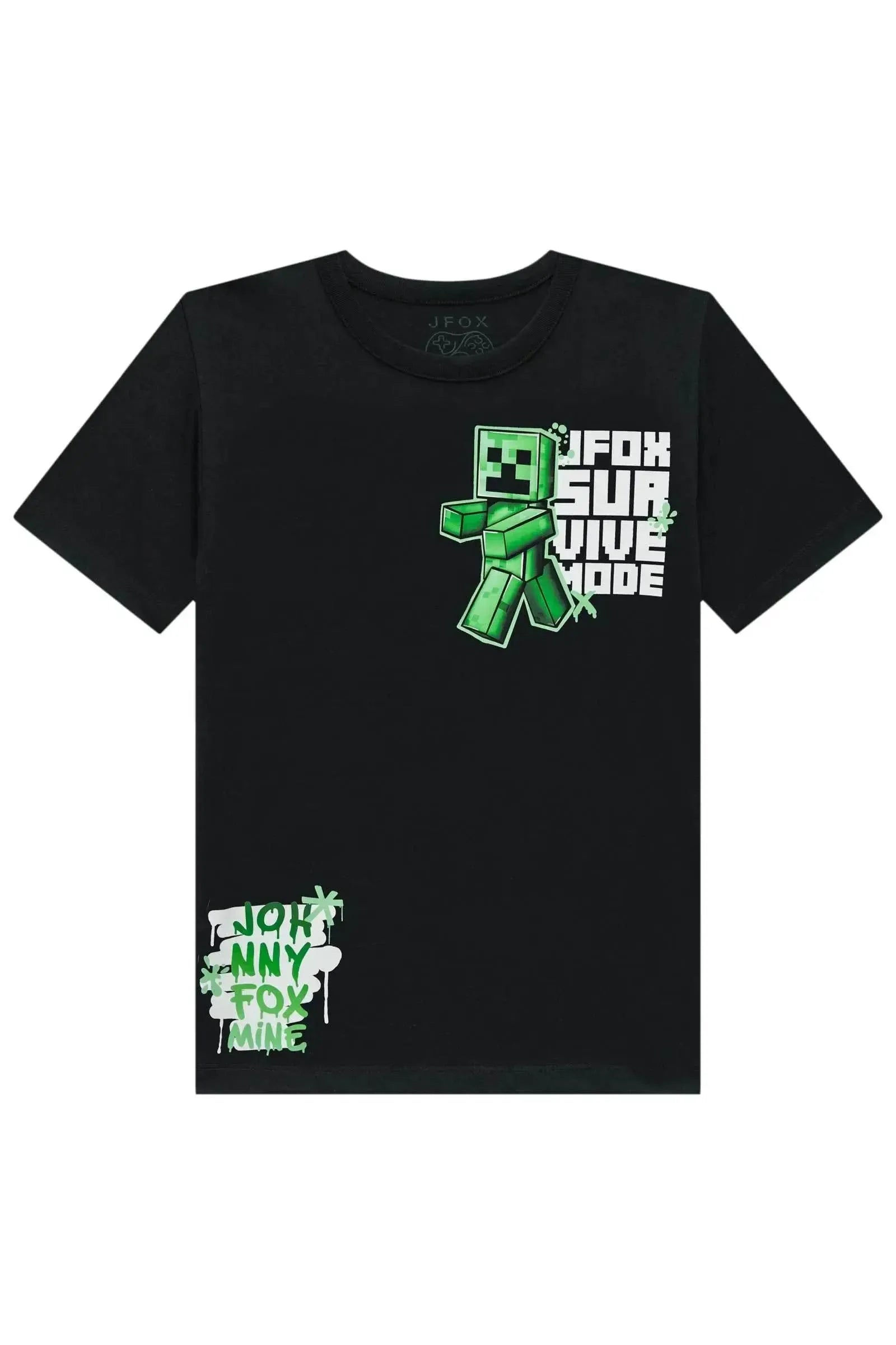 Camiseta em Meia Malha 83268 Johnny Fox Teen Menino