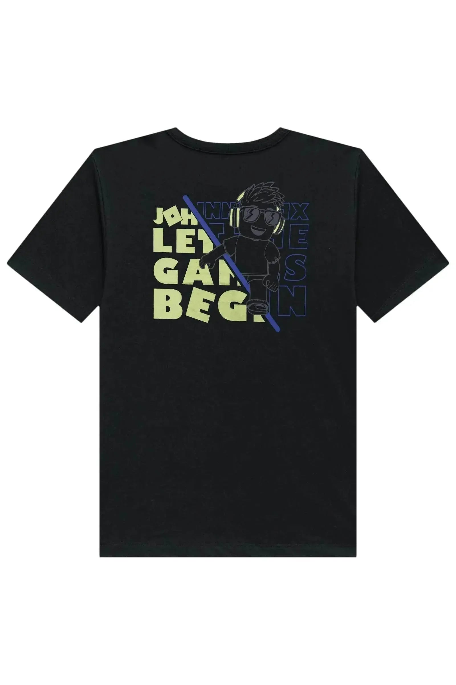 Camiseta em Meia Malha 83271 Johnny Fox Teen Menino