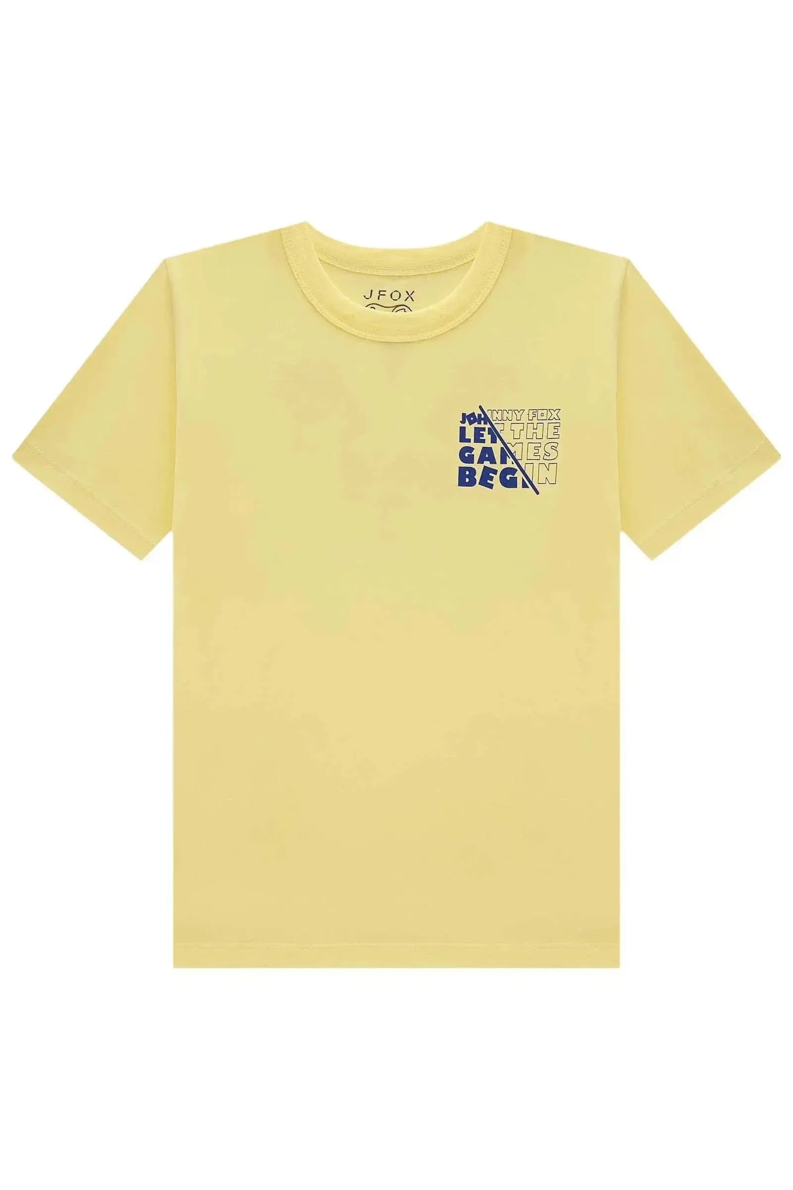 Camiseta em Meia Malha 83271 Johnny Fox Teen Menino