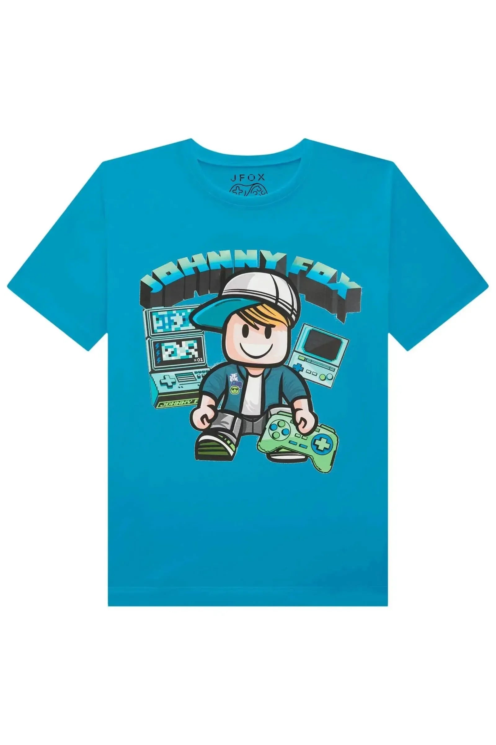 Camiseta em Meia Malha 83280 Johnny Fox Teen Menino