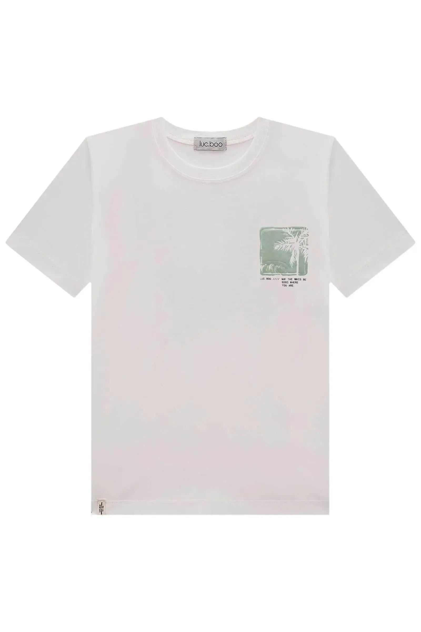 Camiseta em Meia Malha 83340 LucBoo Infantil Menino