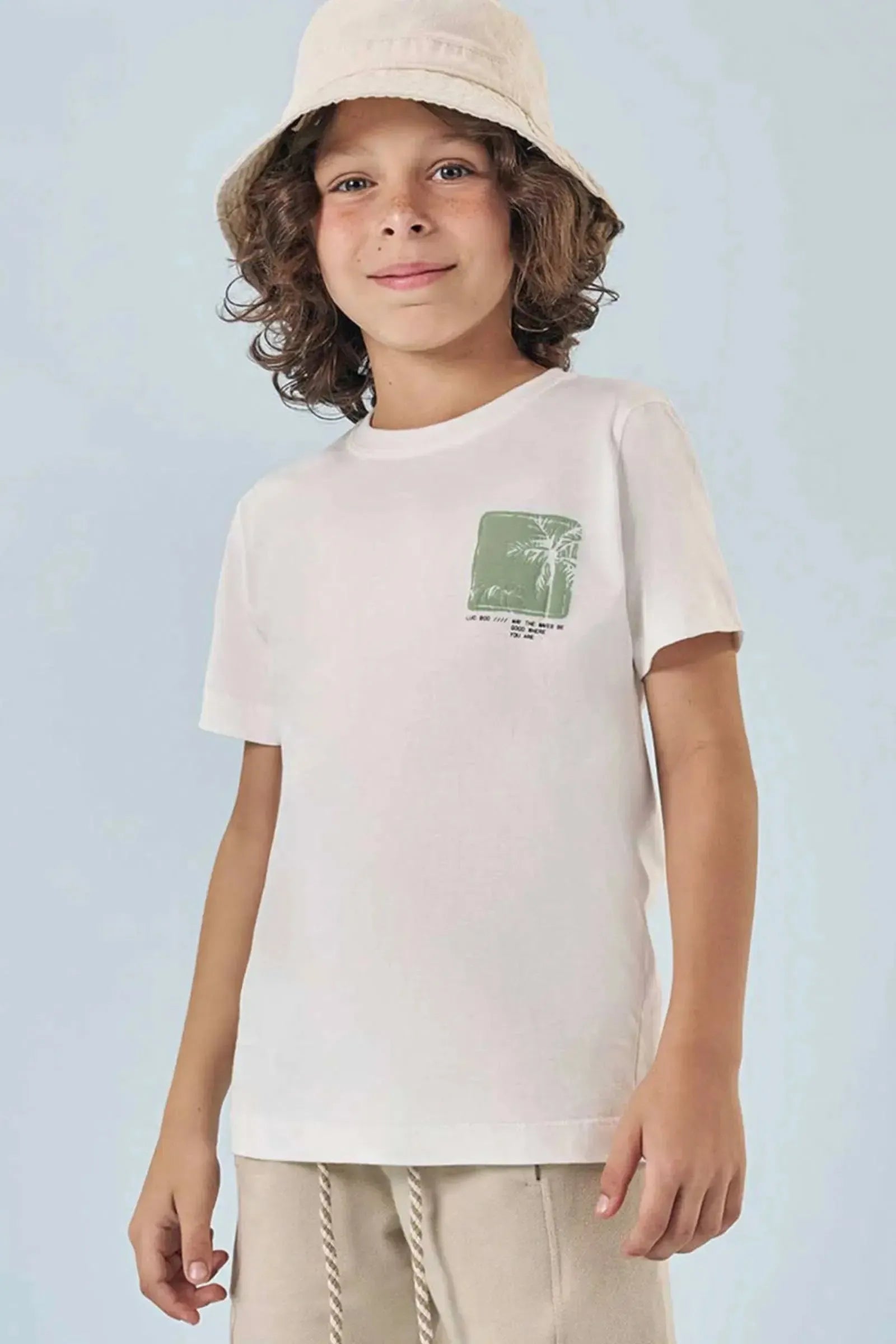 Camiseta em Meia Malha 83340 LucBoo Infantil Menino