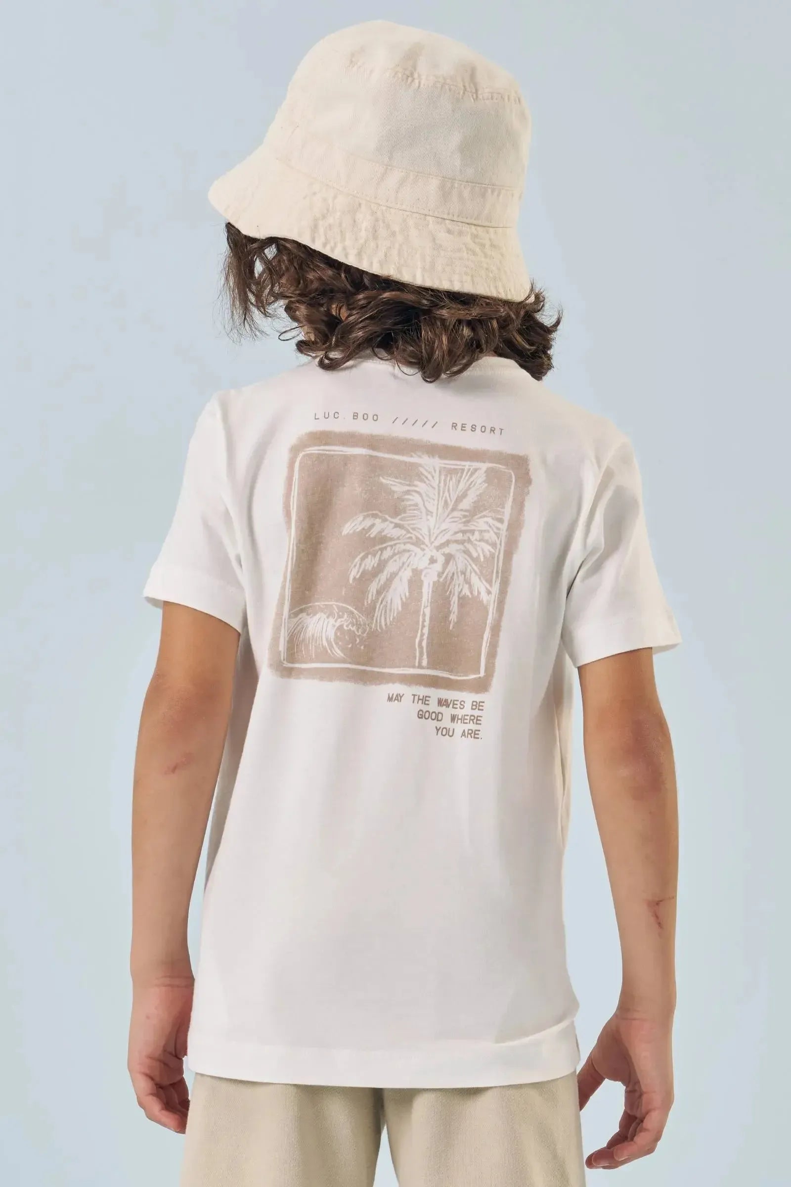 Camiseta em Meia Malha 83340 LucBoo Infantil Menino