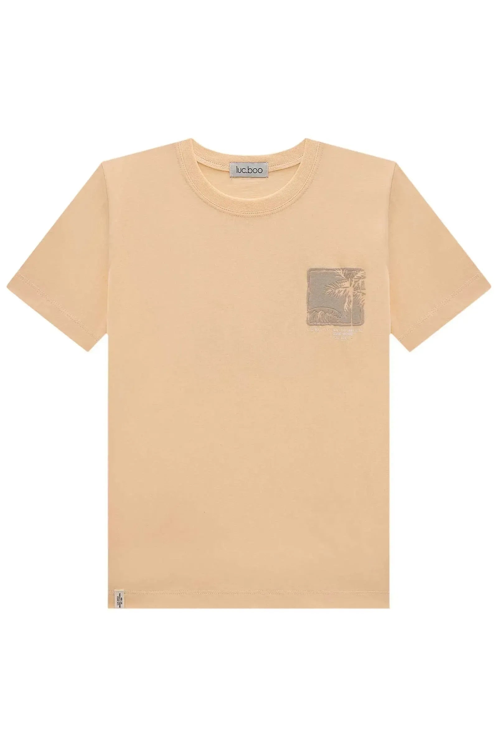 Camiseta em Meia Malha 83340 LucBoo Infantil Menino